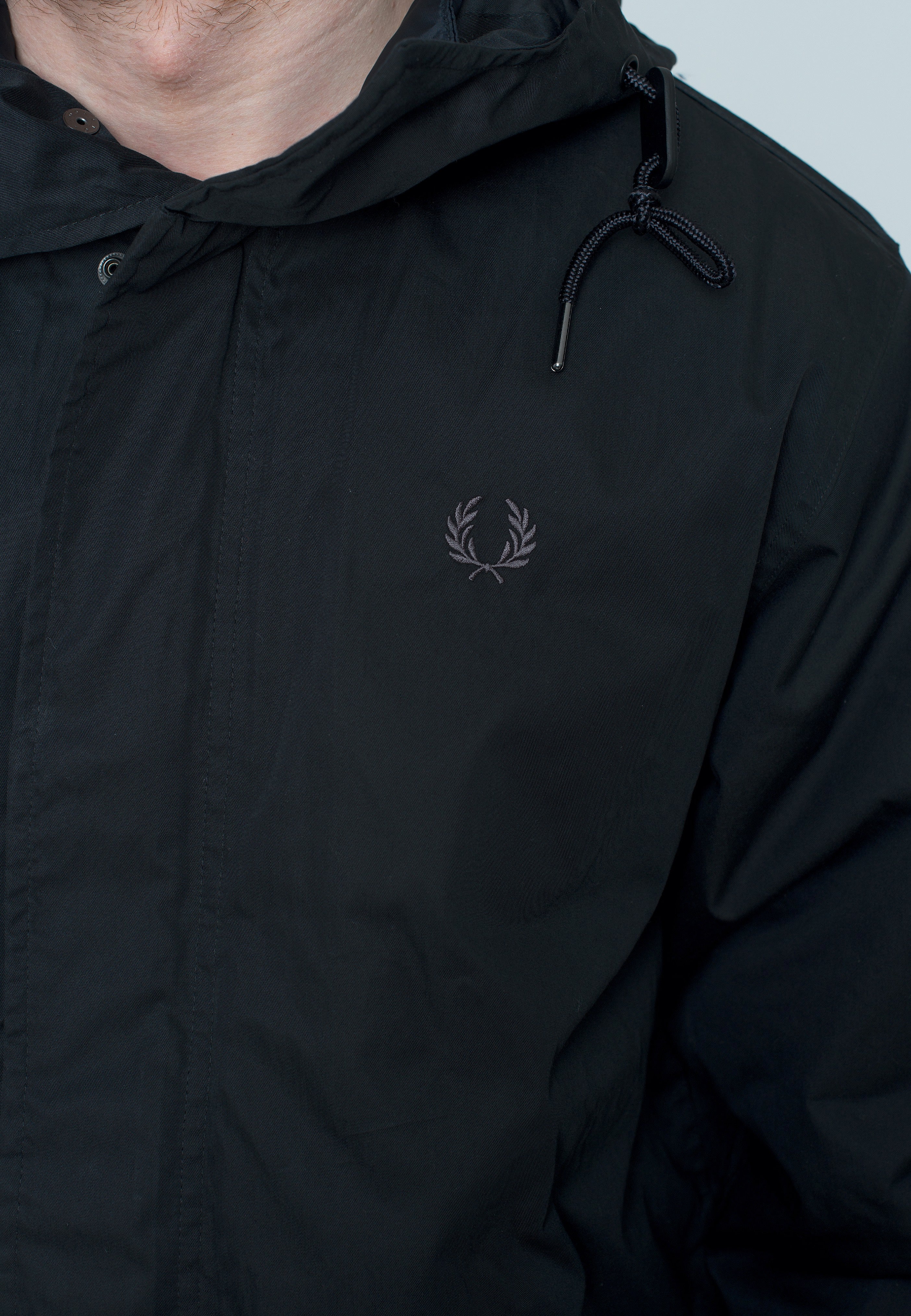 Fred Perry - Short Padded Black - Jacket | Men-Image