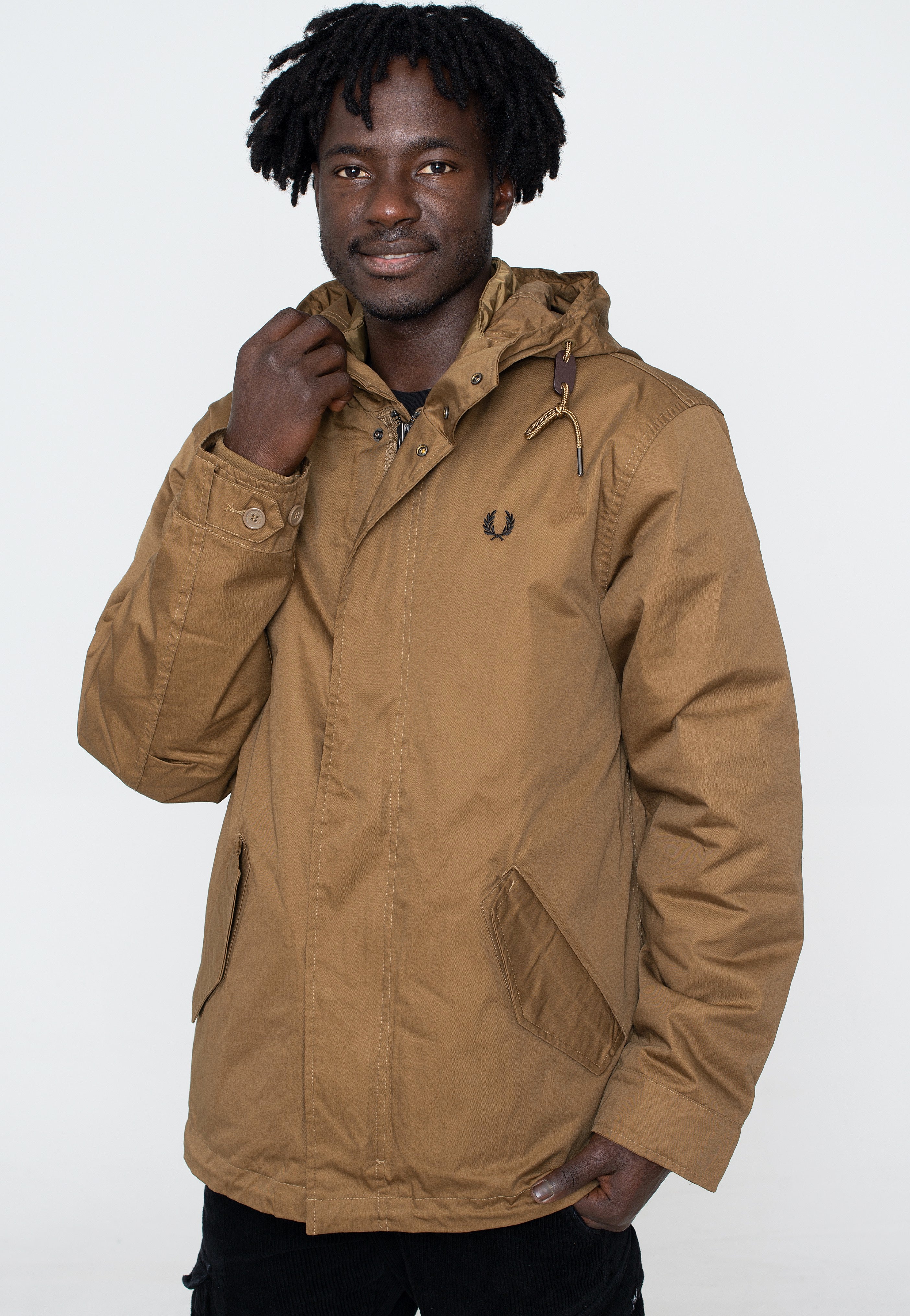 Fred Perry - Short Padded Shaded Stone - Jacket | Men-Image