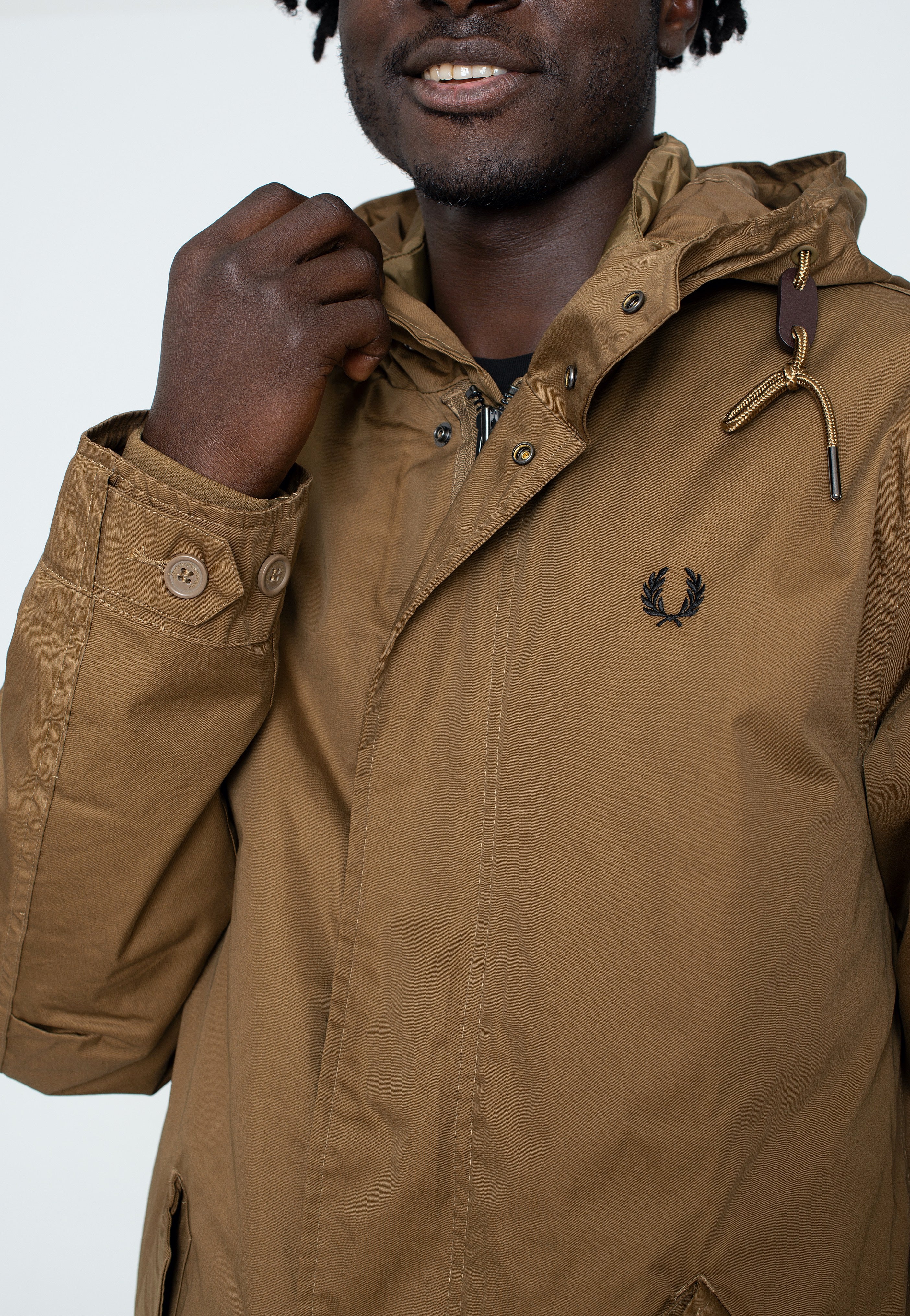 Fred Perry - Short Padded Shaded Stone - Jacket | Men-Image