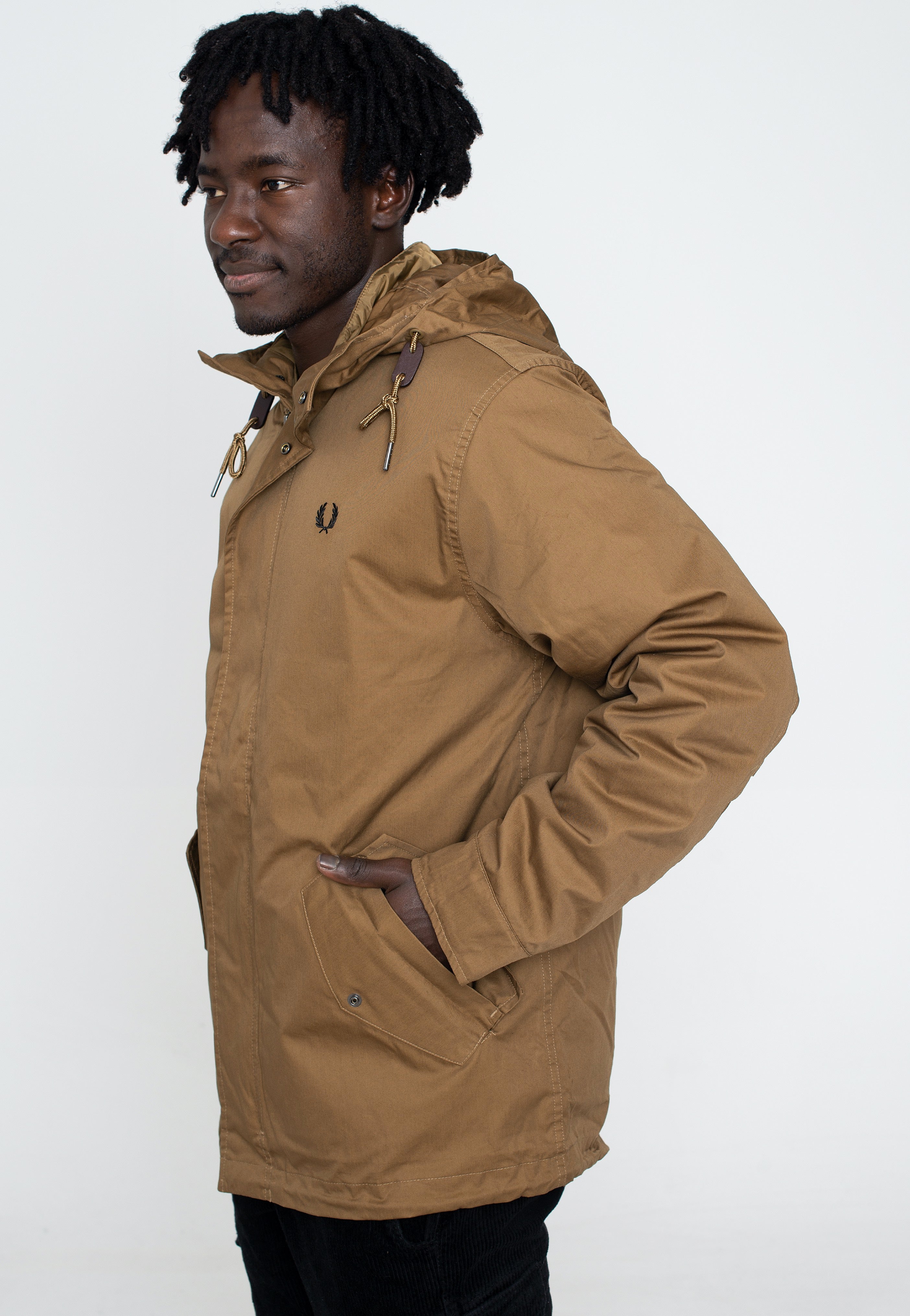 Fred Perry - Short Padded Shaded Stone - Jacket | Men-Image