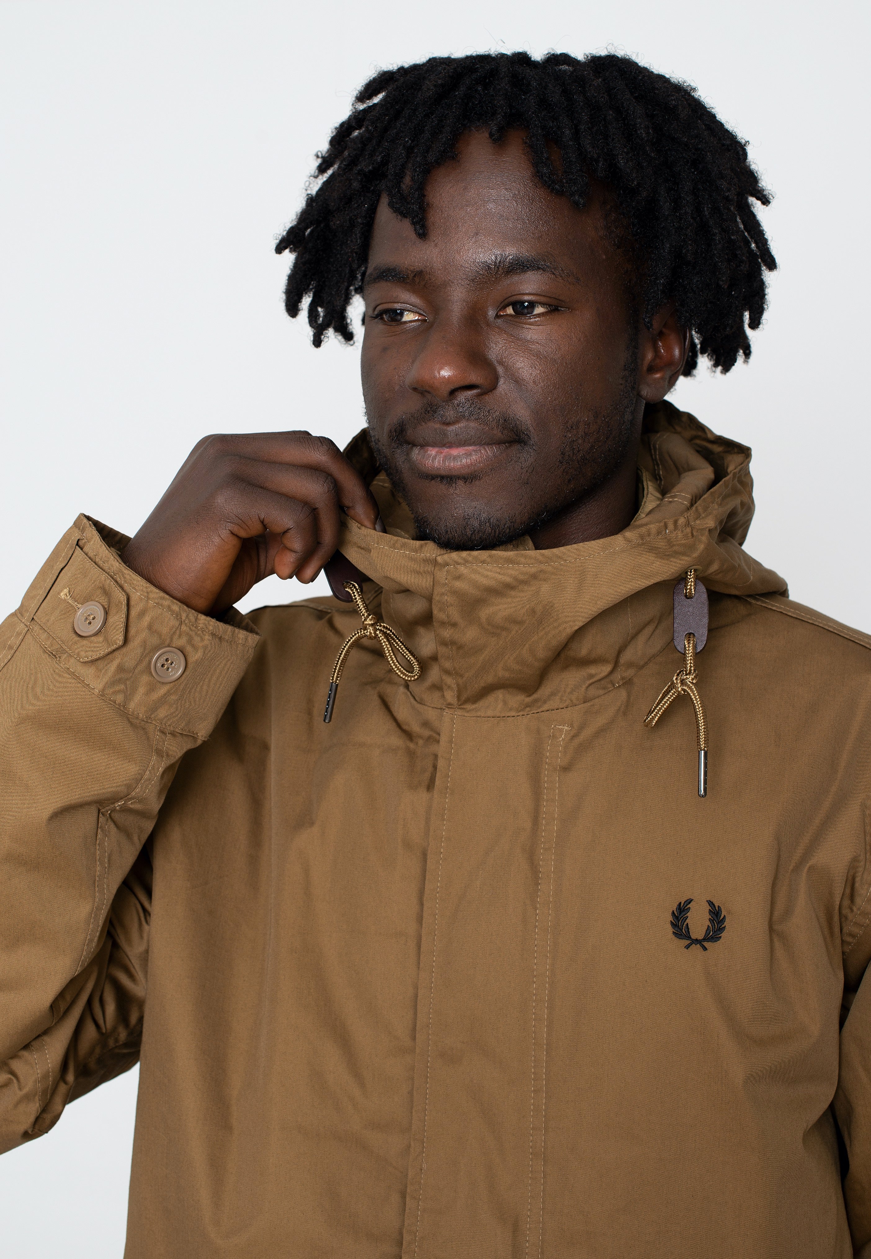 Fred Perry - Short Padded Shaded Stone - Jacket | Men-Image