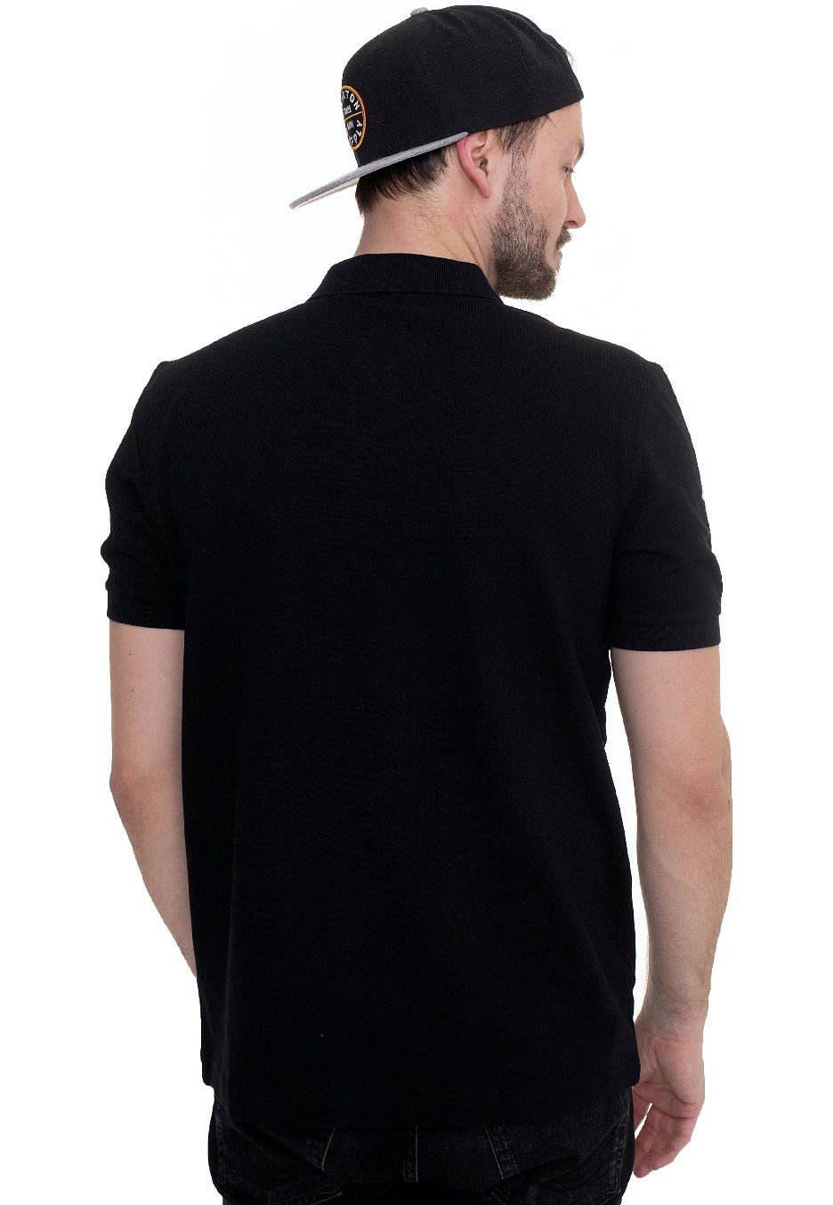 Fred Perry - Slim Fit Black/Chrome - Polo | Men-Image