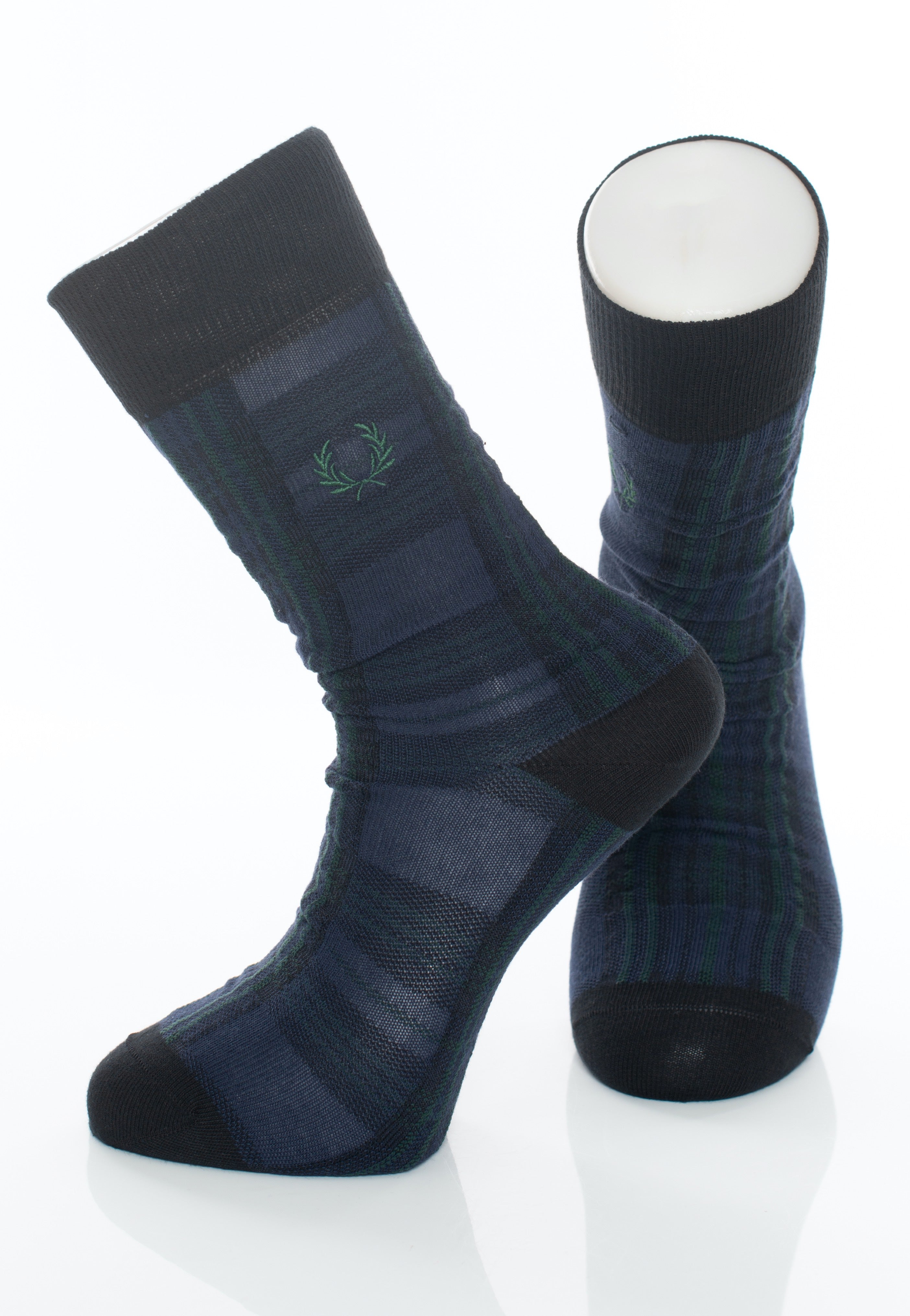 Fred Perry - Stewart Tartan Service Blue - Socks | Neutral-Image