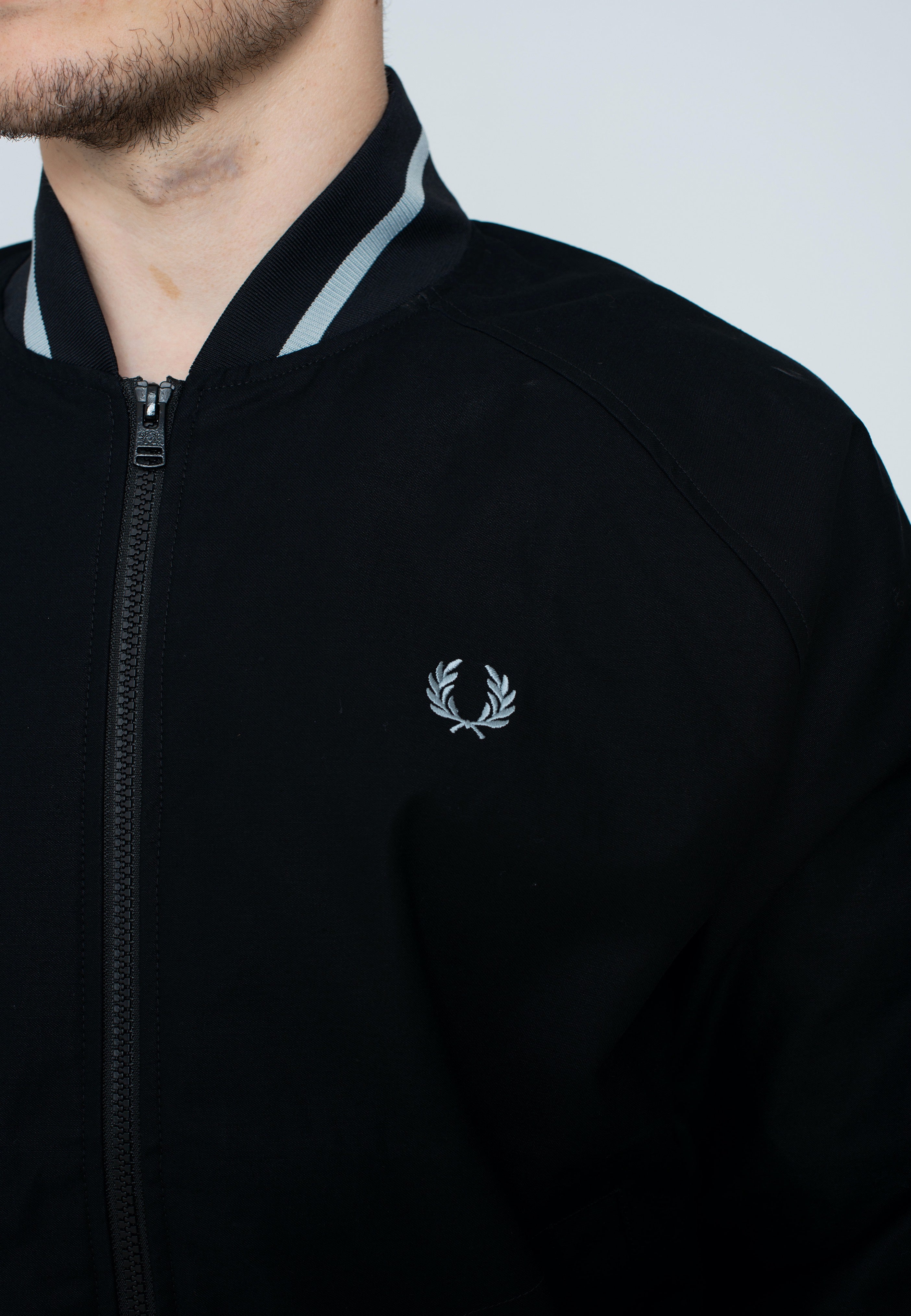 Fred Perry - Tennis Bomber Black - Jacket | Men-Image