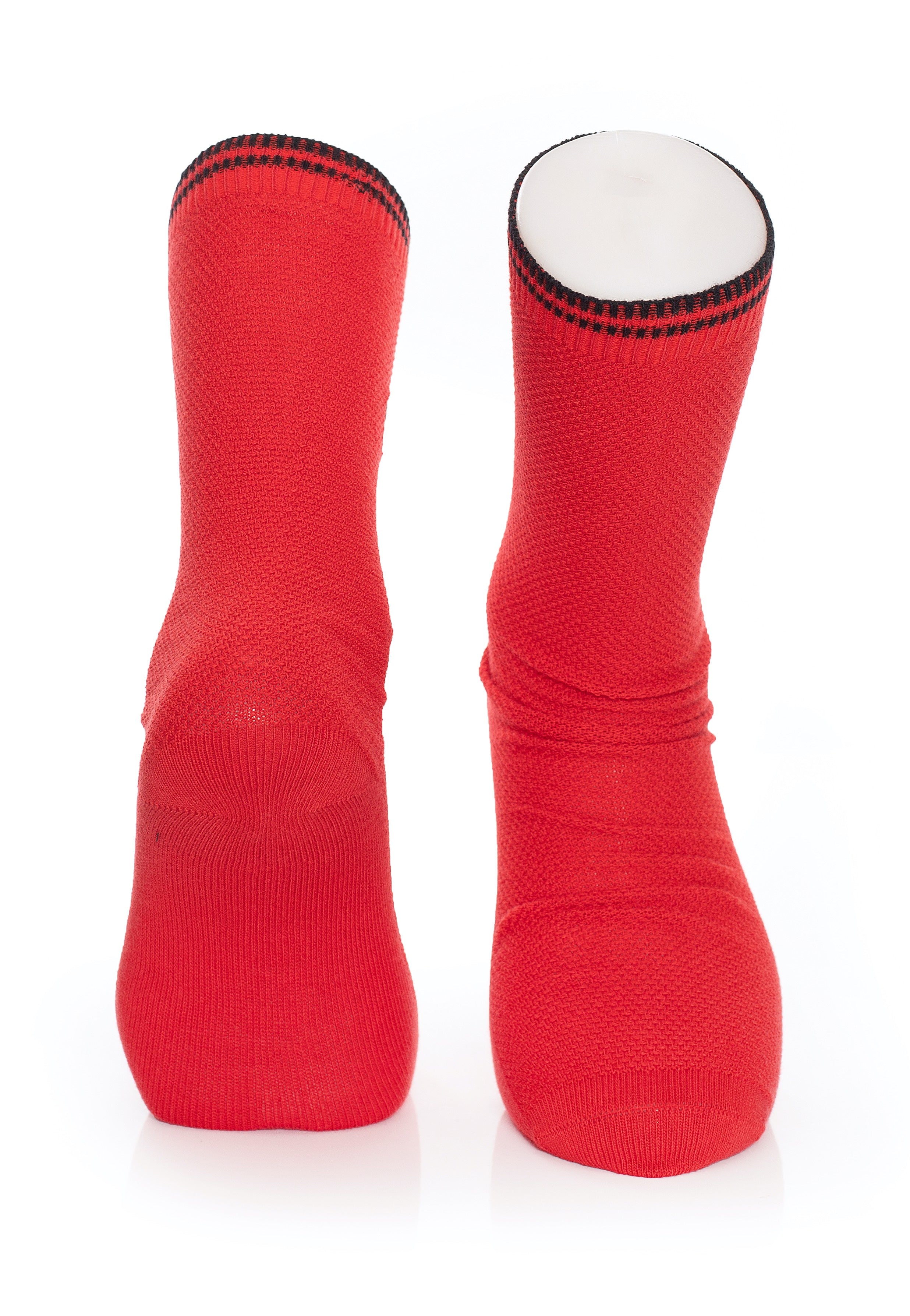 Fred Perry - Tipped Black/Racing Red - Socks | Neutral-Image