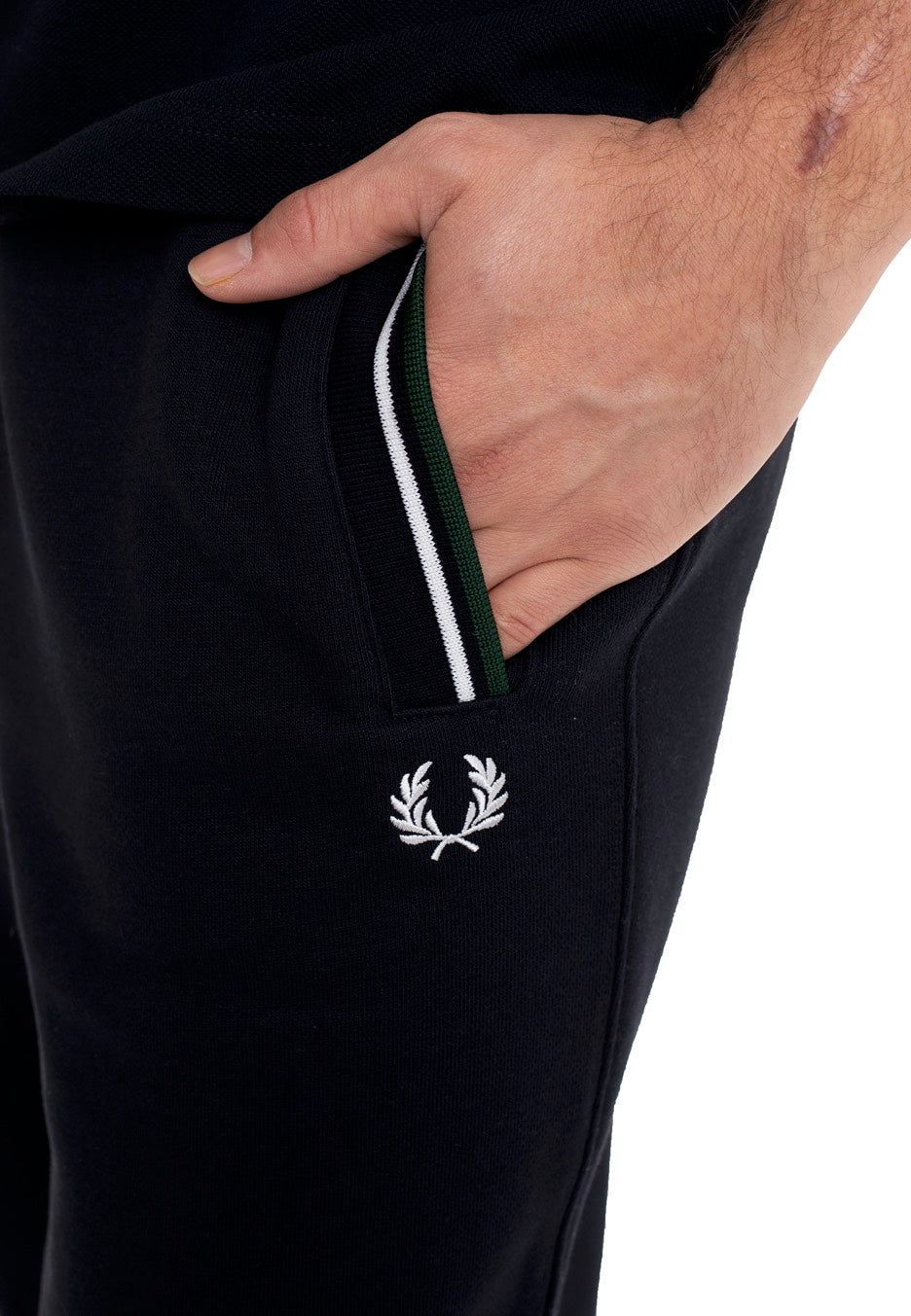 Fred Perry - Tipped Loopback Navy - Sweat Pants | Men-Image