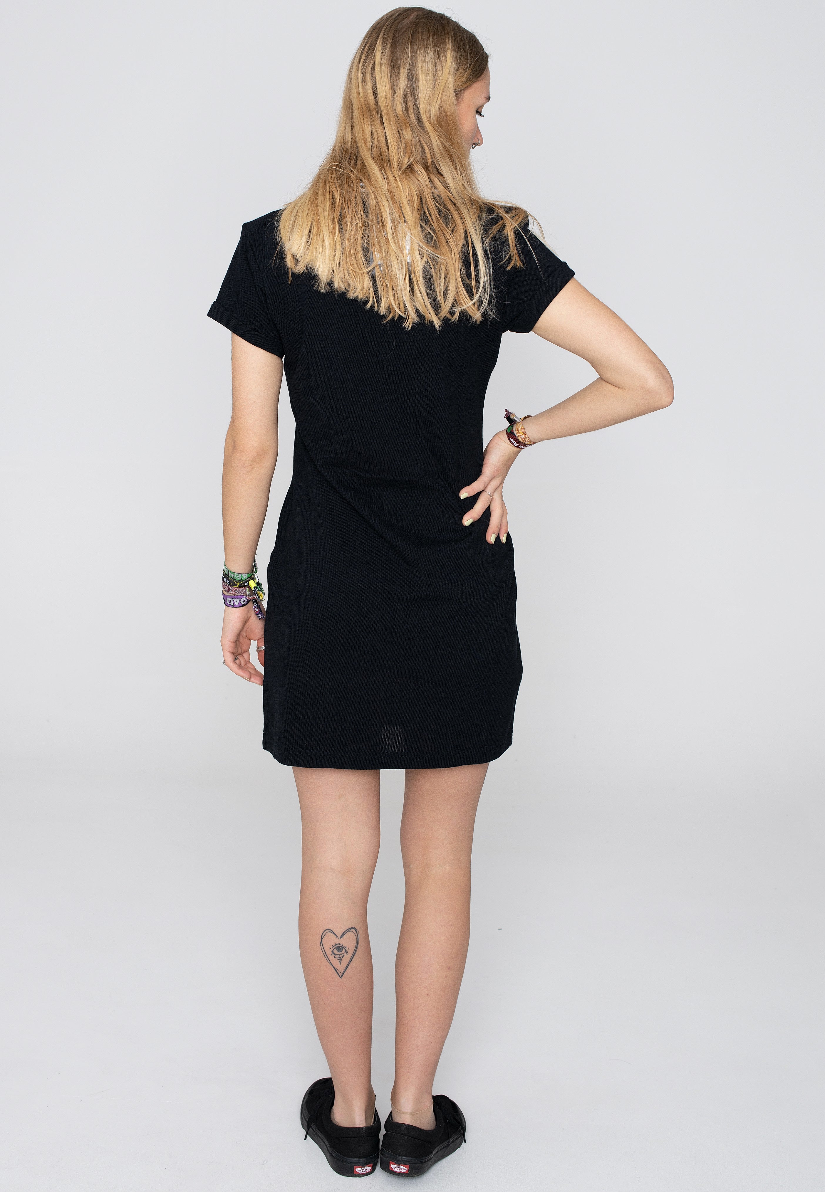 Fred Perry x Amy Winehouse - Tipped Pique Black - Dress | Women-Image