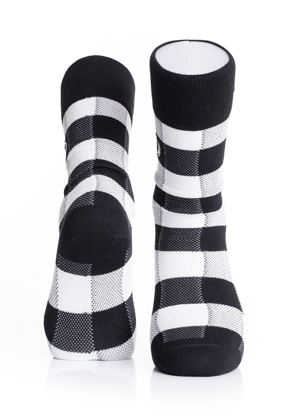 Fred Perry - Tonal Check Black - Socks | Neutral-Image