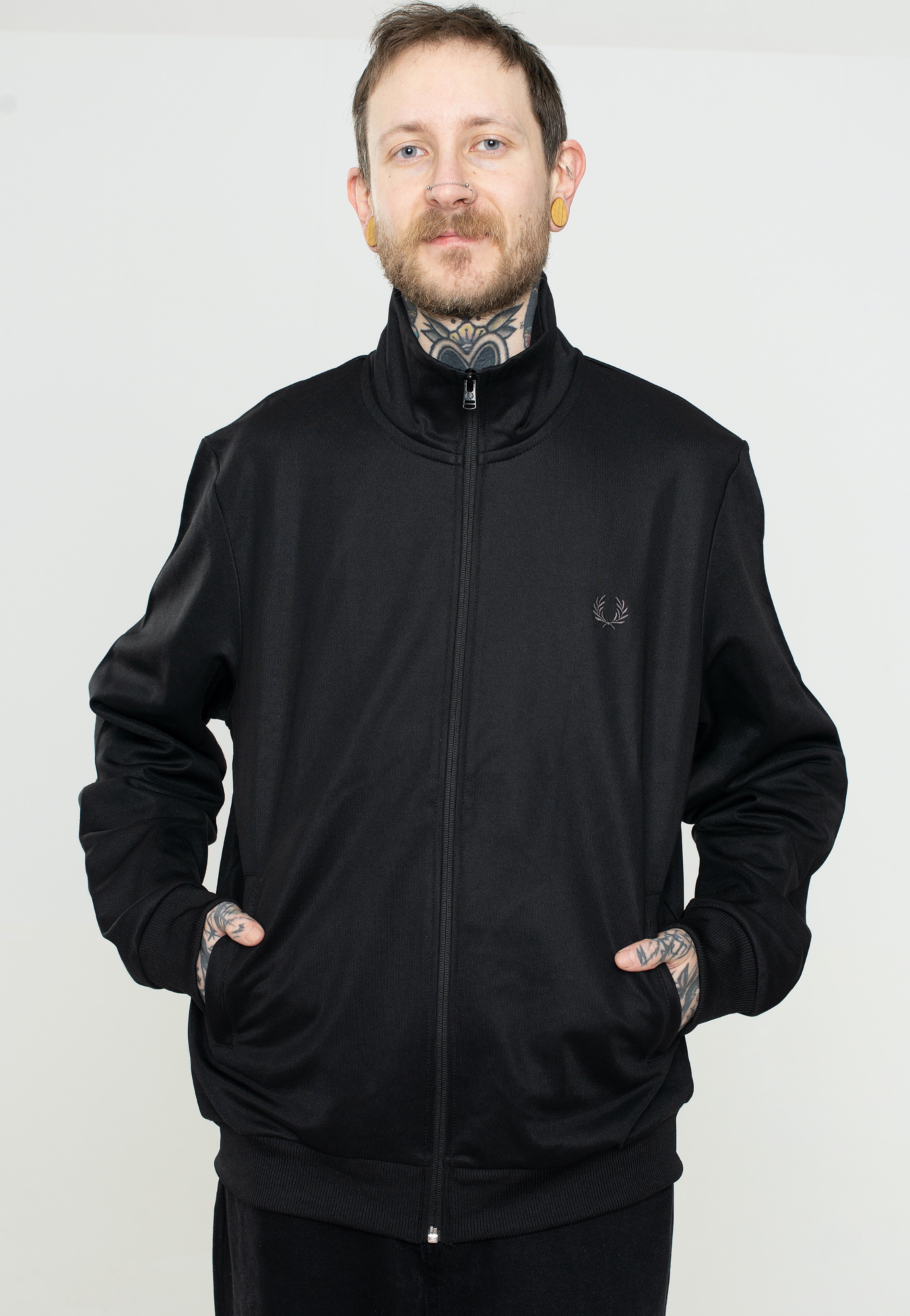 Fred Perry - Track Black - Track Jacket | Men-Image