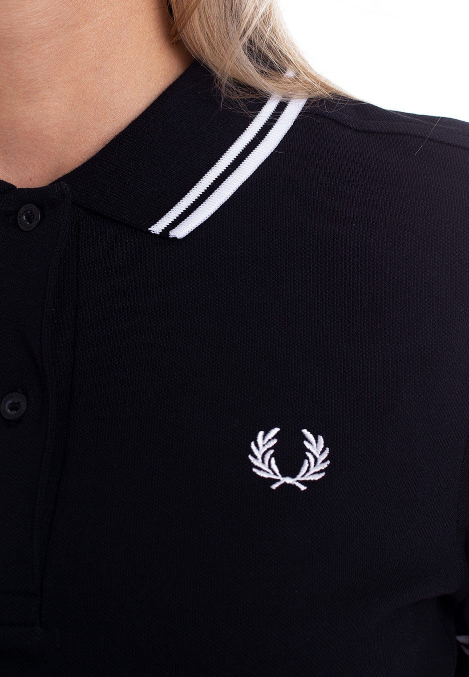 Fred Perry - Twin Tipped Black - Polo | Women-Image