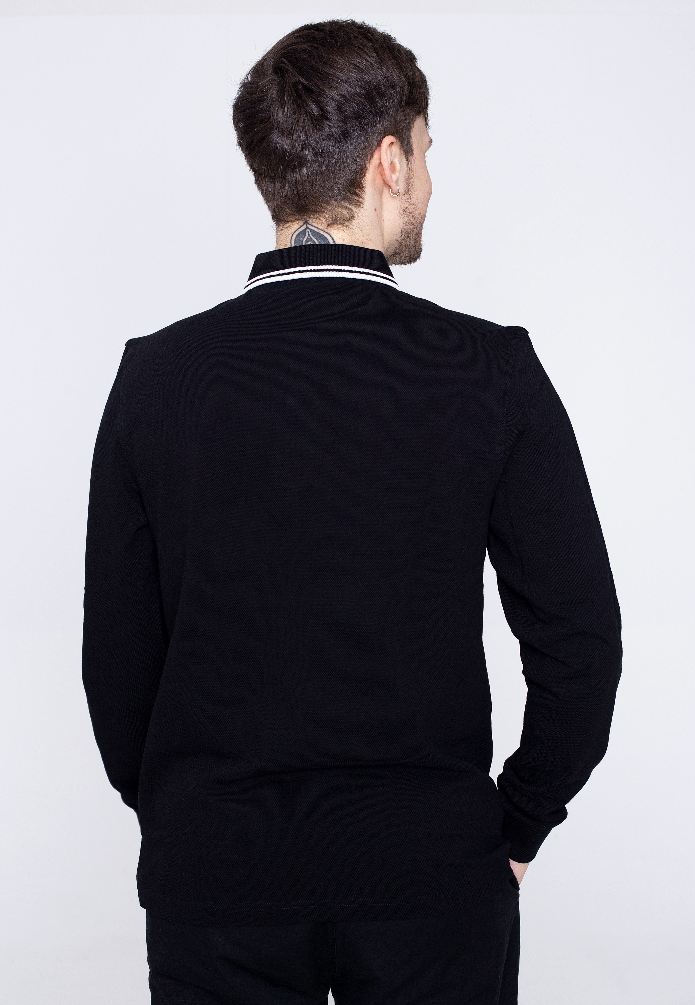 Fred Perry - Twin Tipped Black - Longsleeve | Men-Image