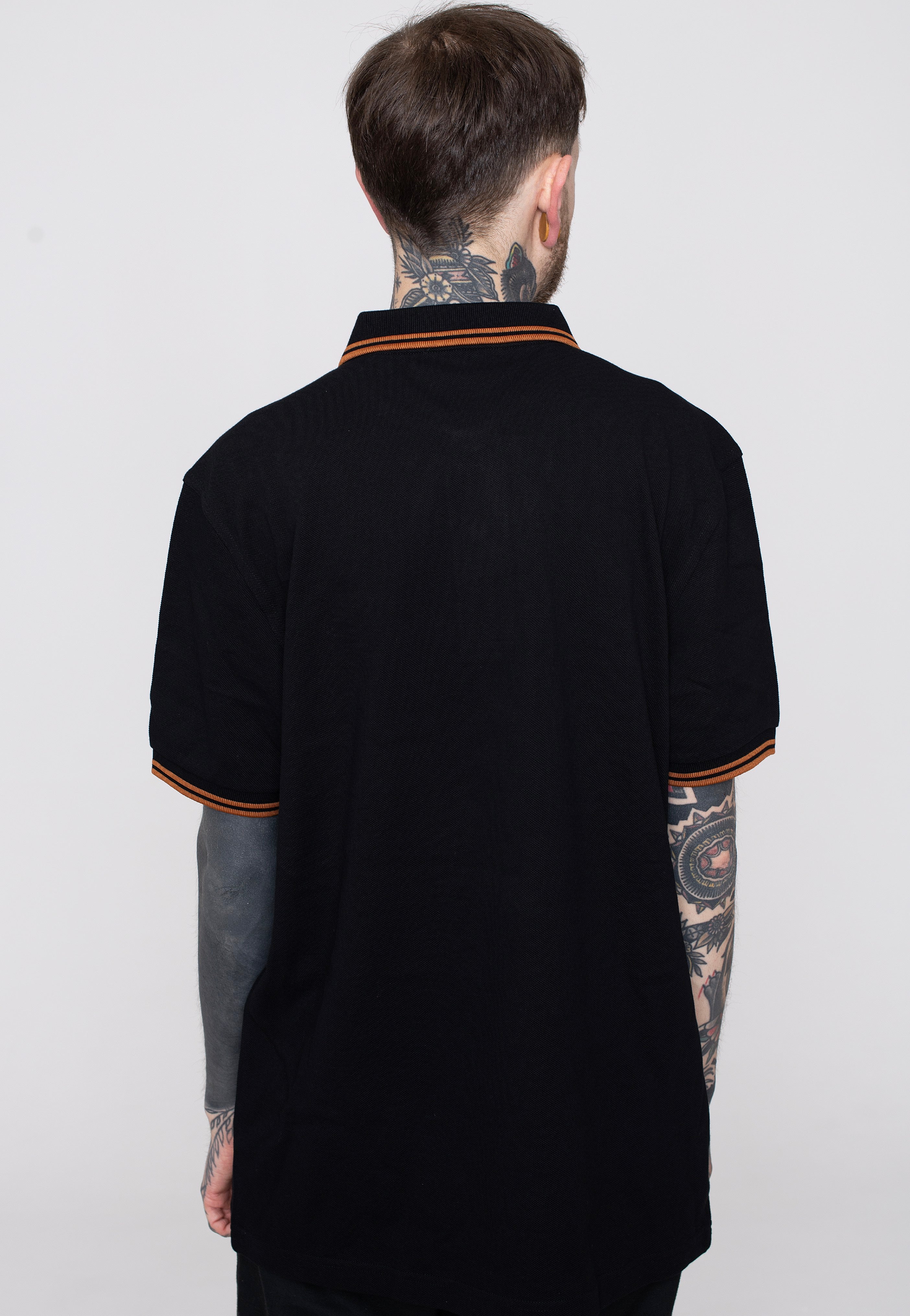 Fred Perry - Twin Tipped Black/Nut Flake - Polo | Men-Image