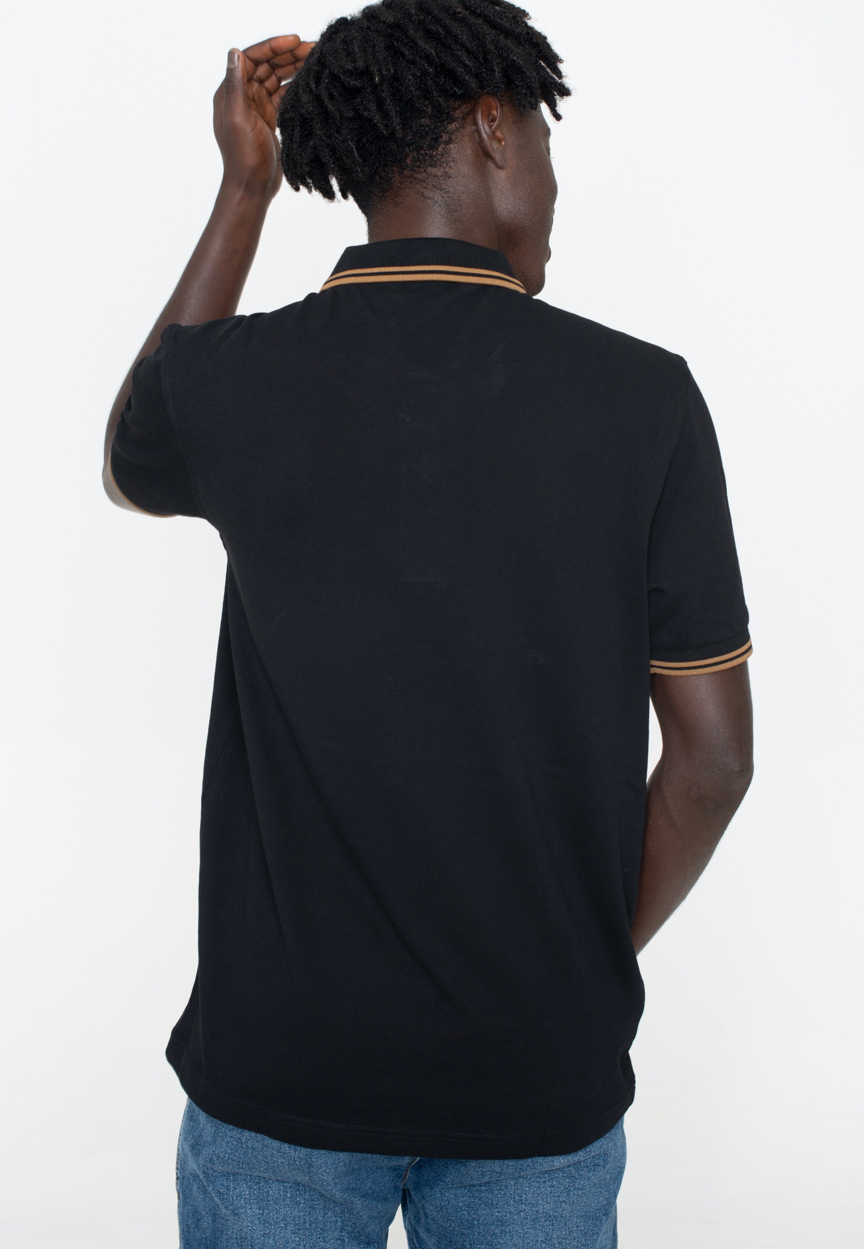 Fred Perry - Twin Tipped Black/Shadedston - Polo | Men-Image