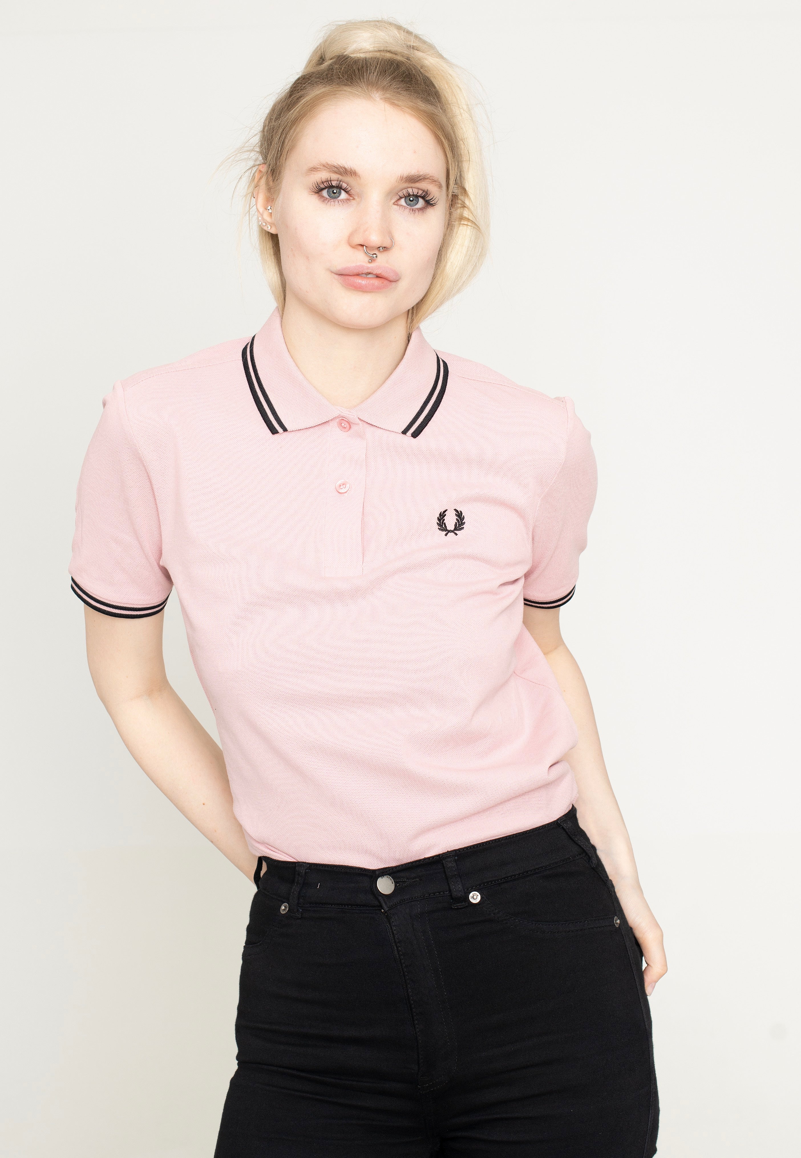 Fred Perry - Twin Tipped Chalky Pink - Polo | Women-Image