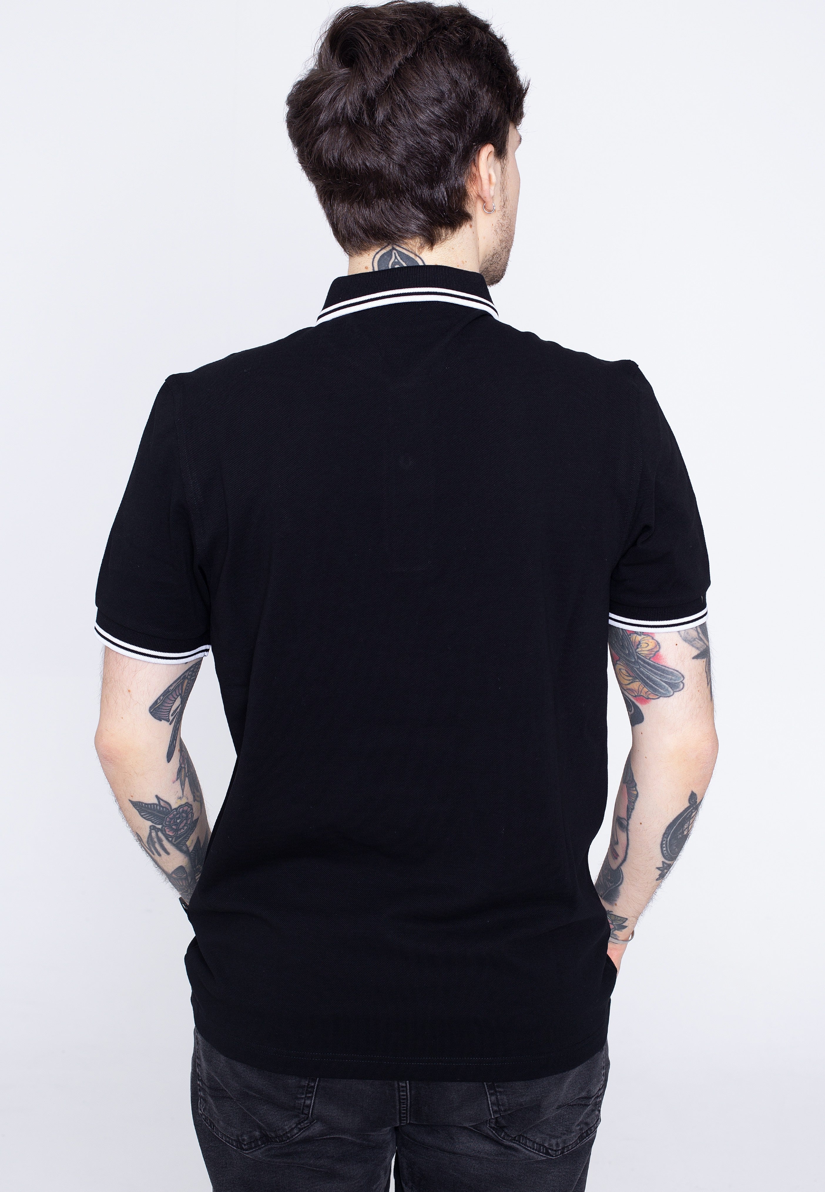 Fred Perry - Twin Tipped Fred Perry Black - Polo | Men-Image