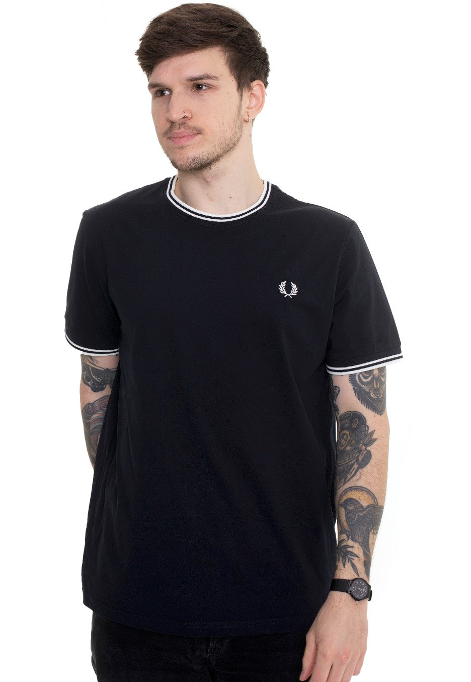 Fred Perry - Twin Tipped Navy - T-Shirt | Men-Image