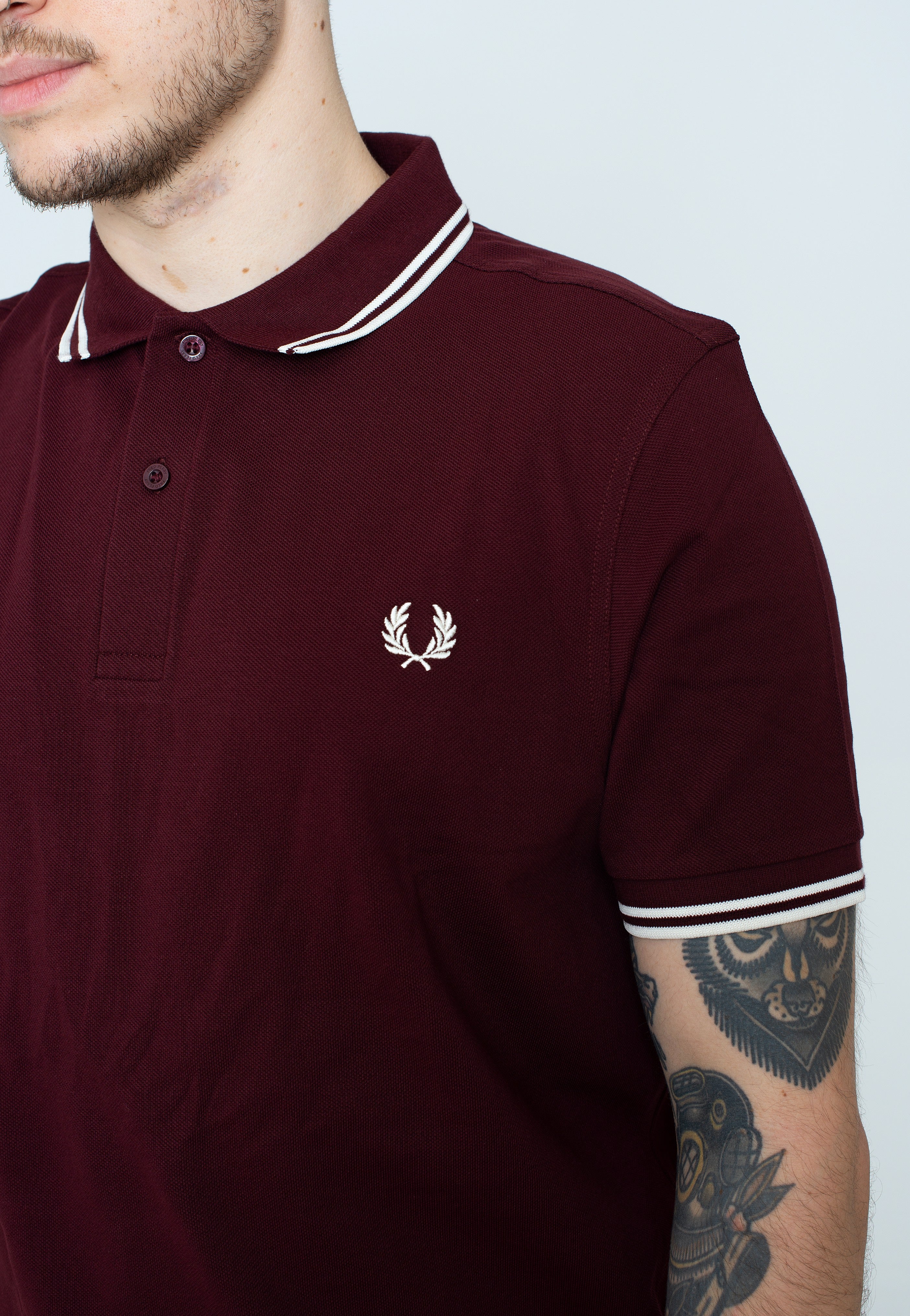 Fred Perry - Twin Tipped Oxblood - Polo | Men-Image