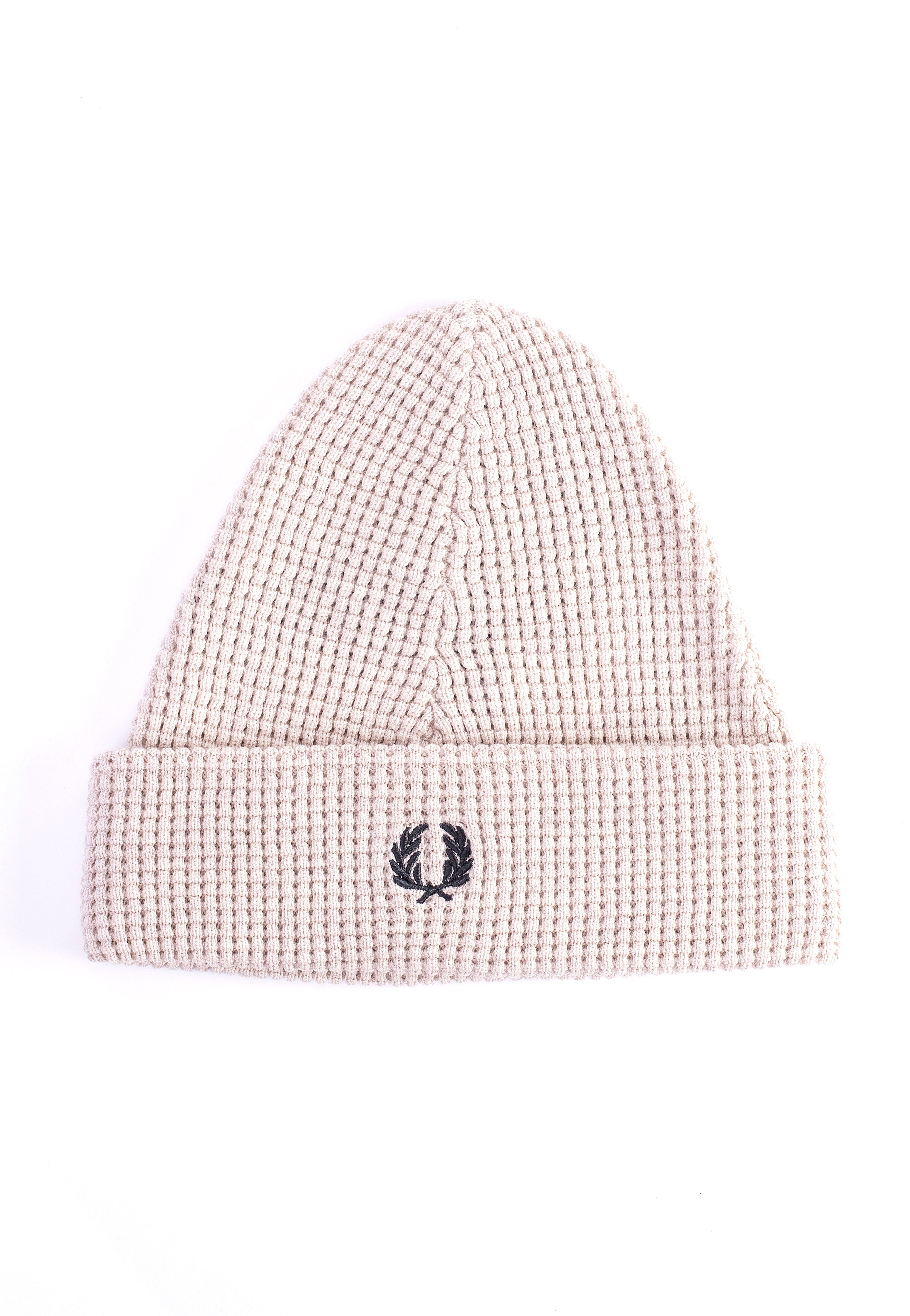 Fred Perry - Waffle Knit Porridge - Beanie | Neutral-Image