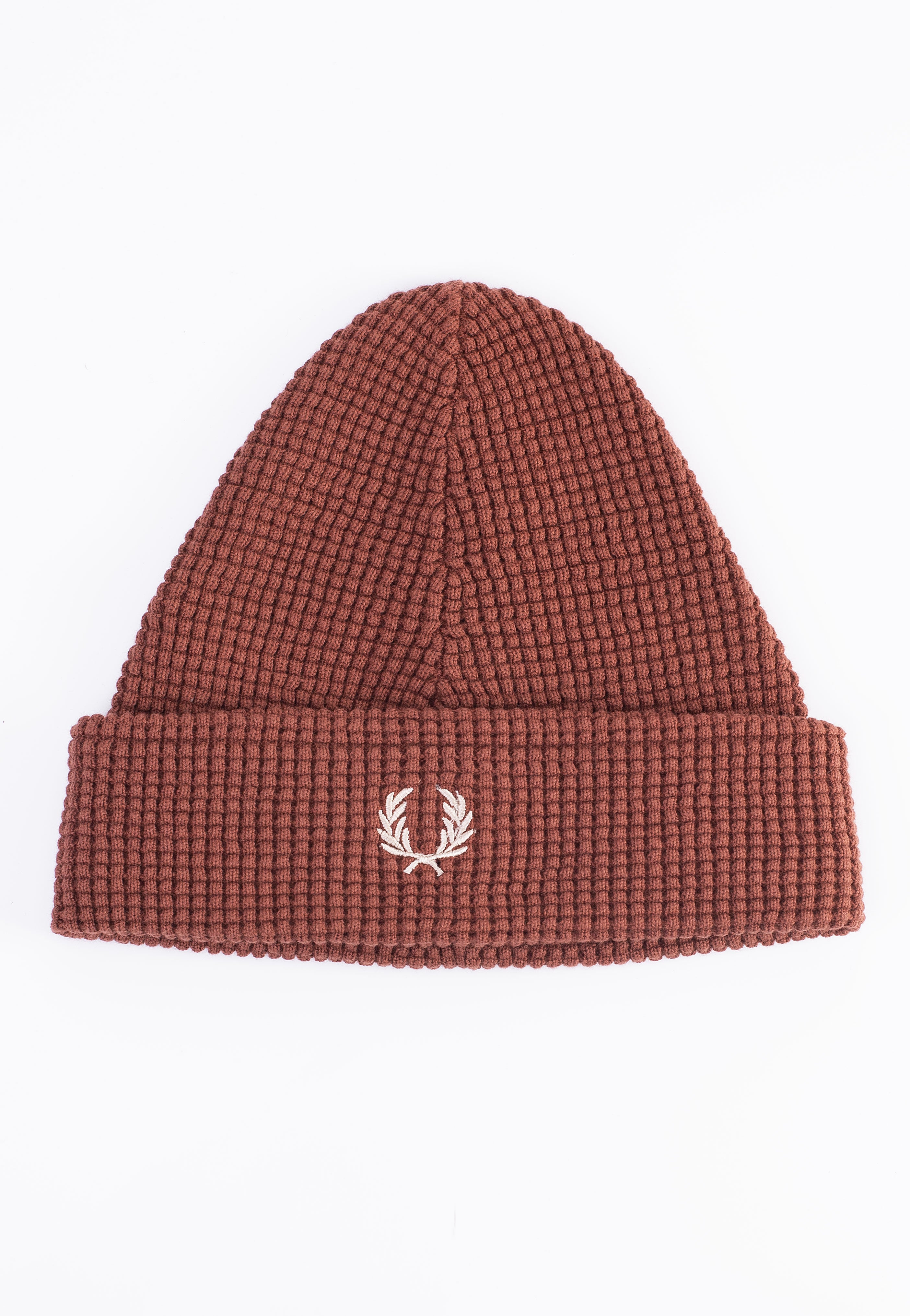 Fred Perry - Waffle Knit Whisky - Beanie | Neutral-Image