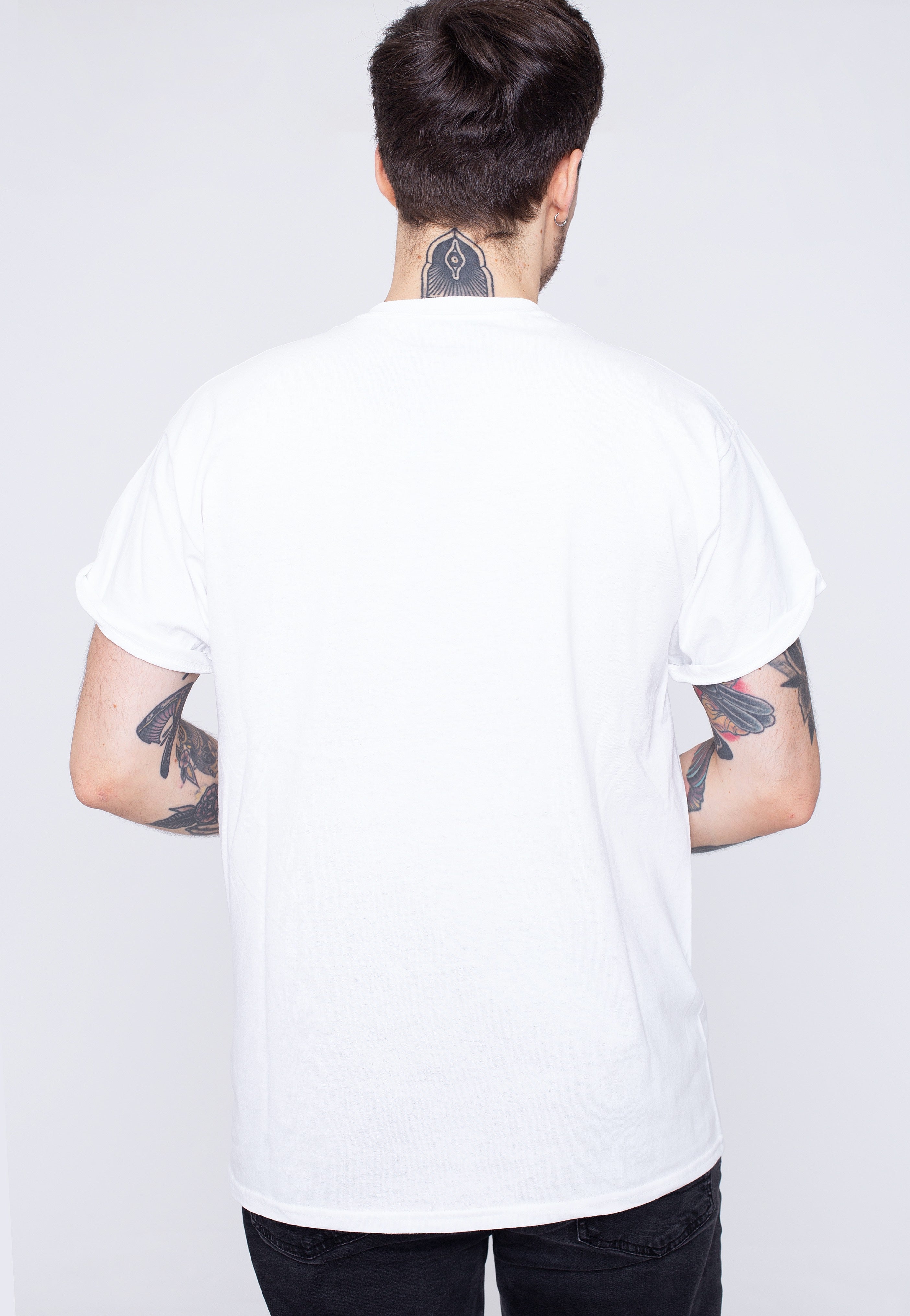 Friends - Logo Rolled Sleeve White - T-Shirt | Men-Image