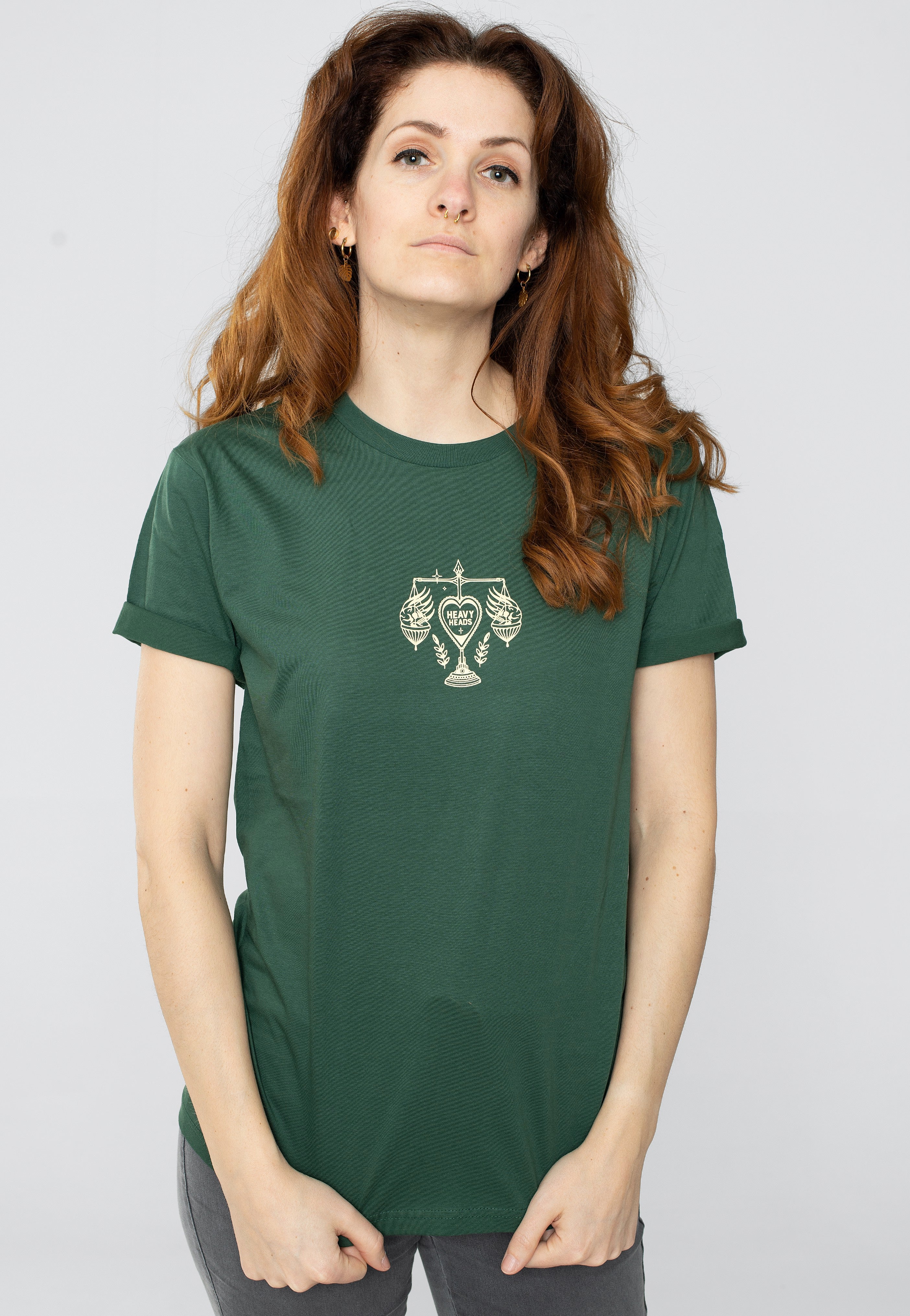 Fuchsteufelswild - Heavy Heads Forest Green - T-Shirt | Women-Image