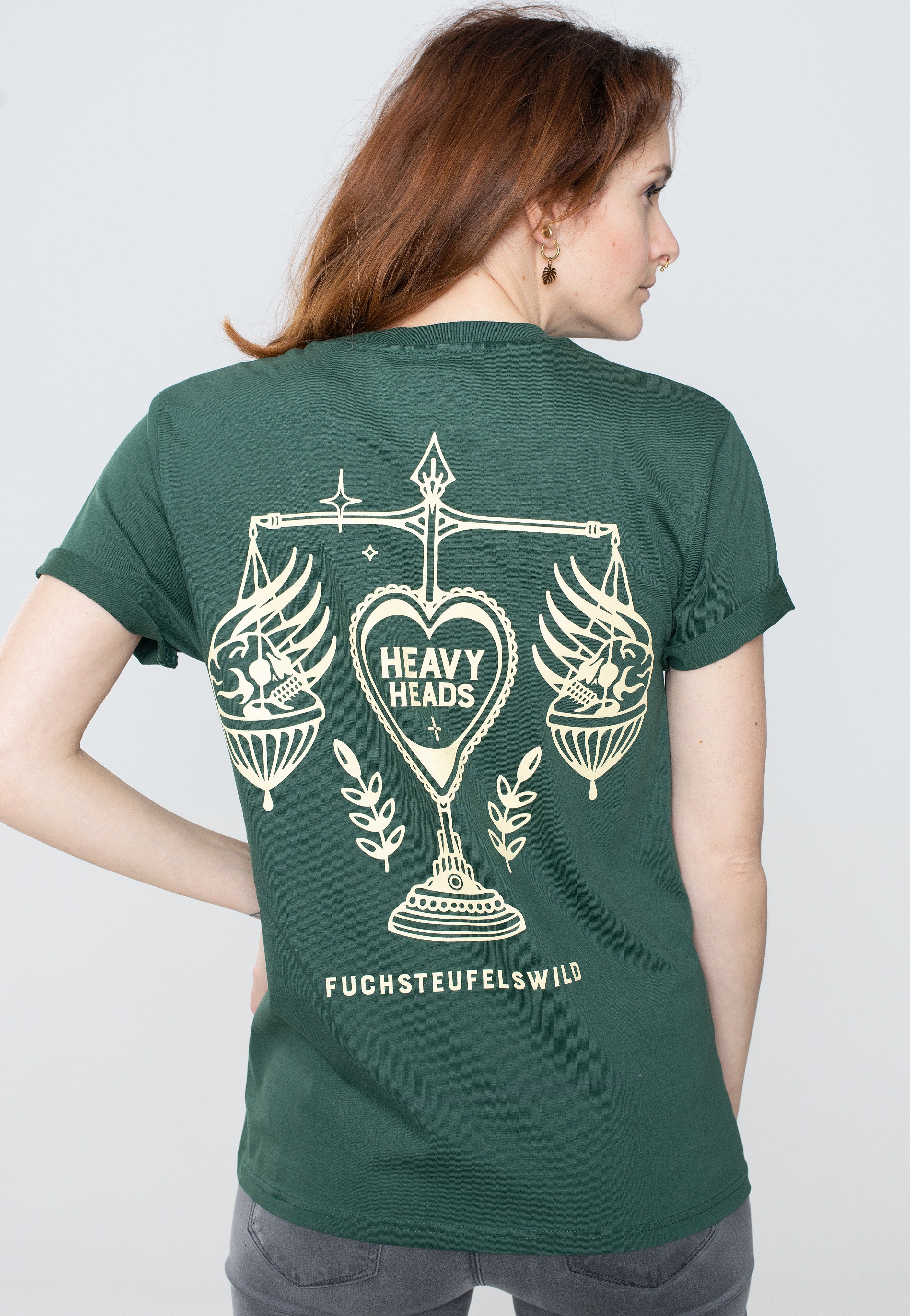 Fuchsteufelswild - Heavy Heads Forest Green - T-Shirt | Women-Image