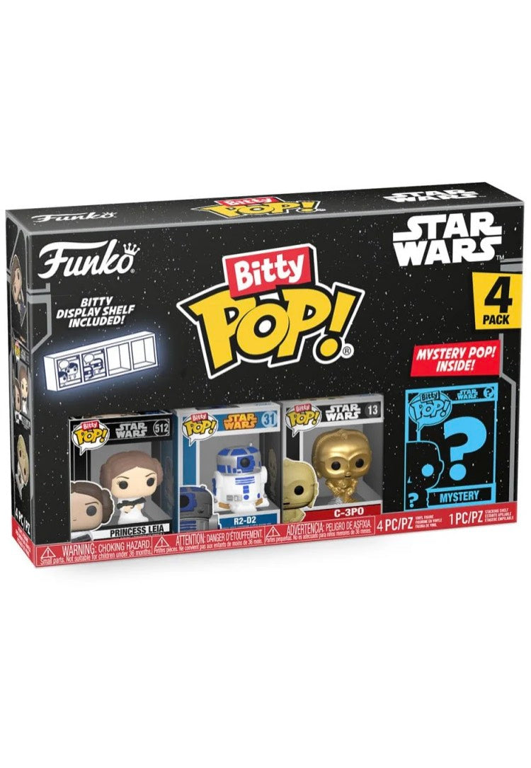 Star Wars - Leia Bitty POP! 4PK - Funko Pop | Neutral-Image