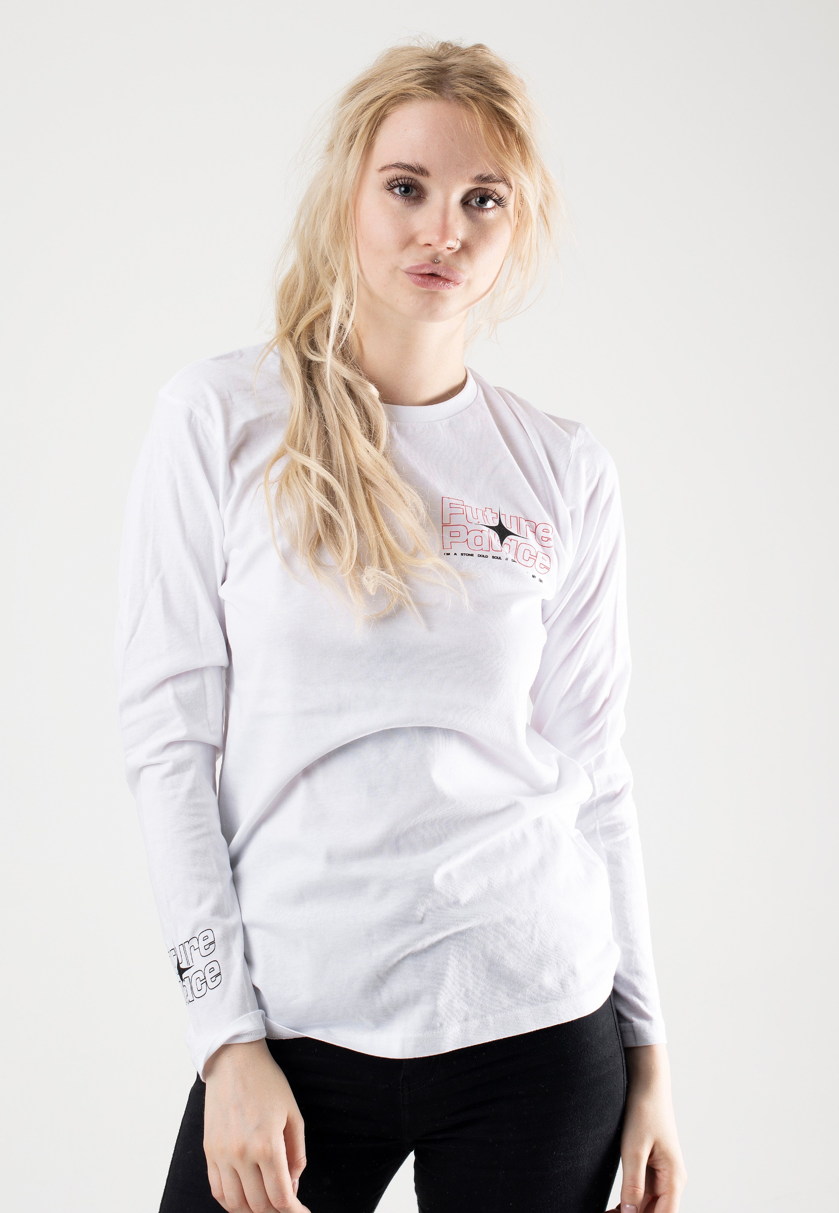 Future Palace - Run White - Longsleeve | Women-Image