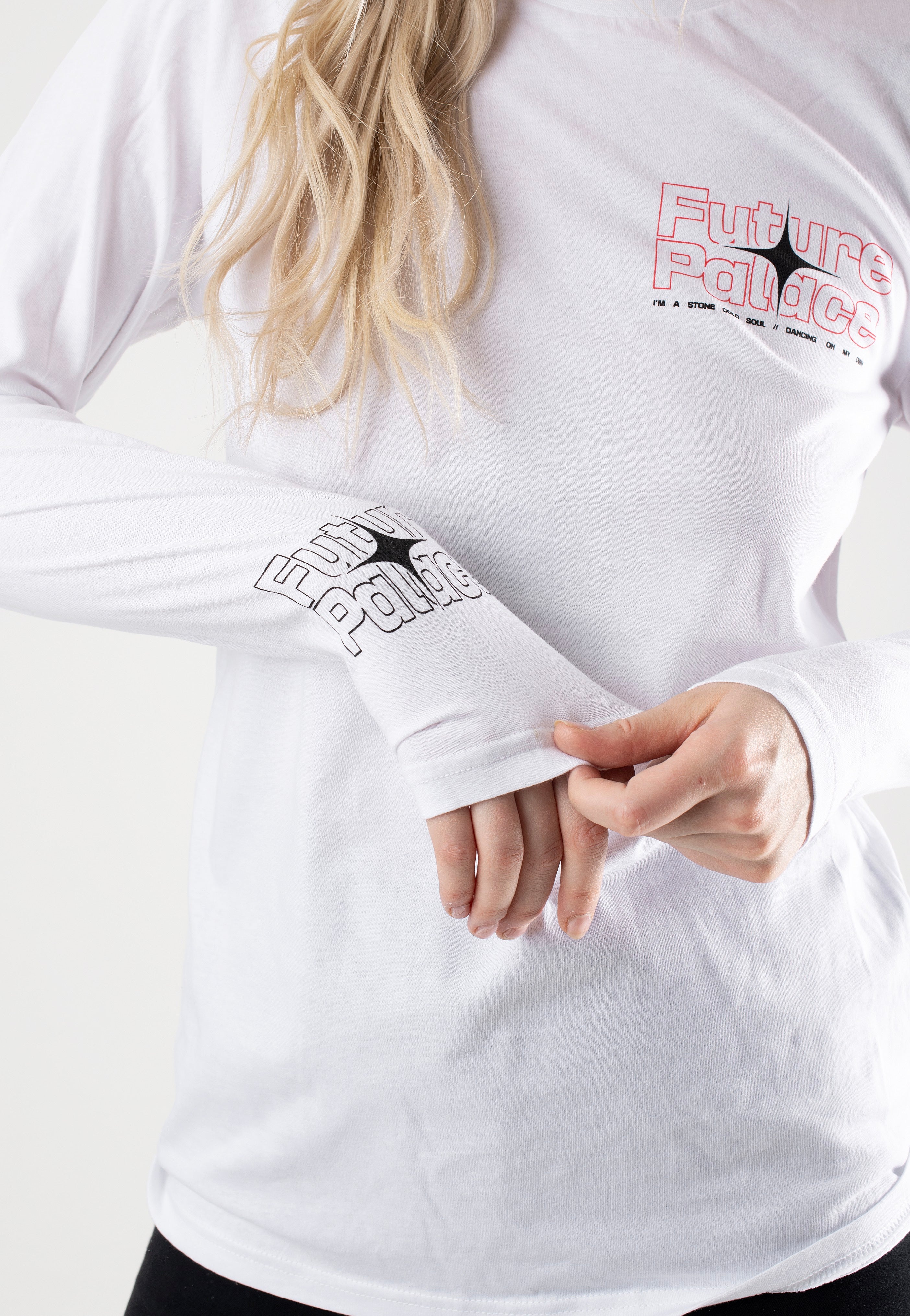 Future Palace - Run White - Longsleeve | Women-Image