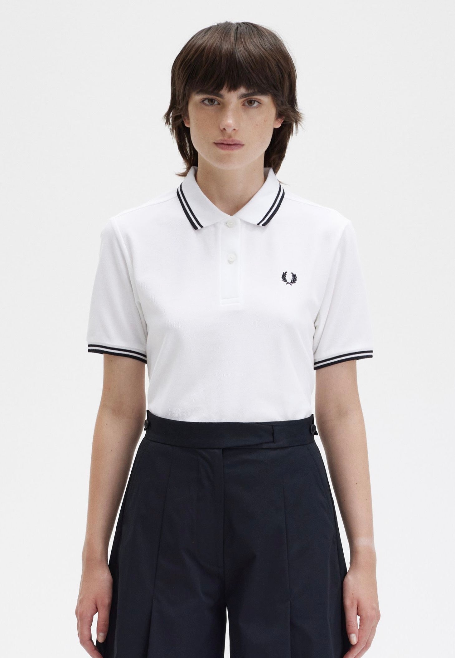 Fred Perry - Twin Tipped White - Polo | Women-Image