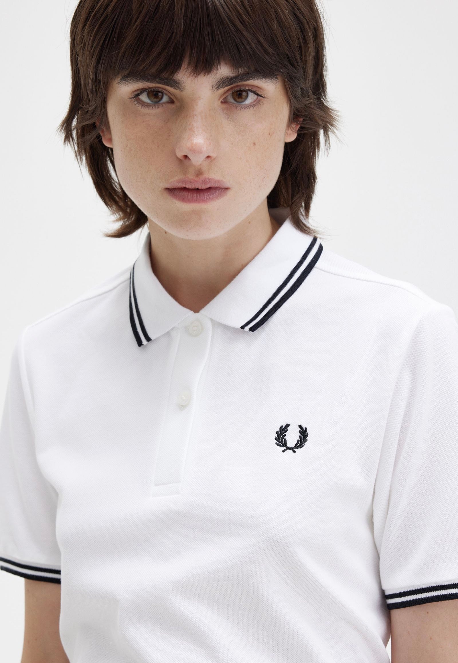 Fred Perry - Twin Tipped White - Polo | Women-Image