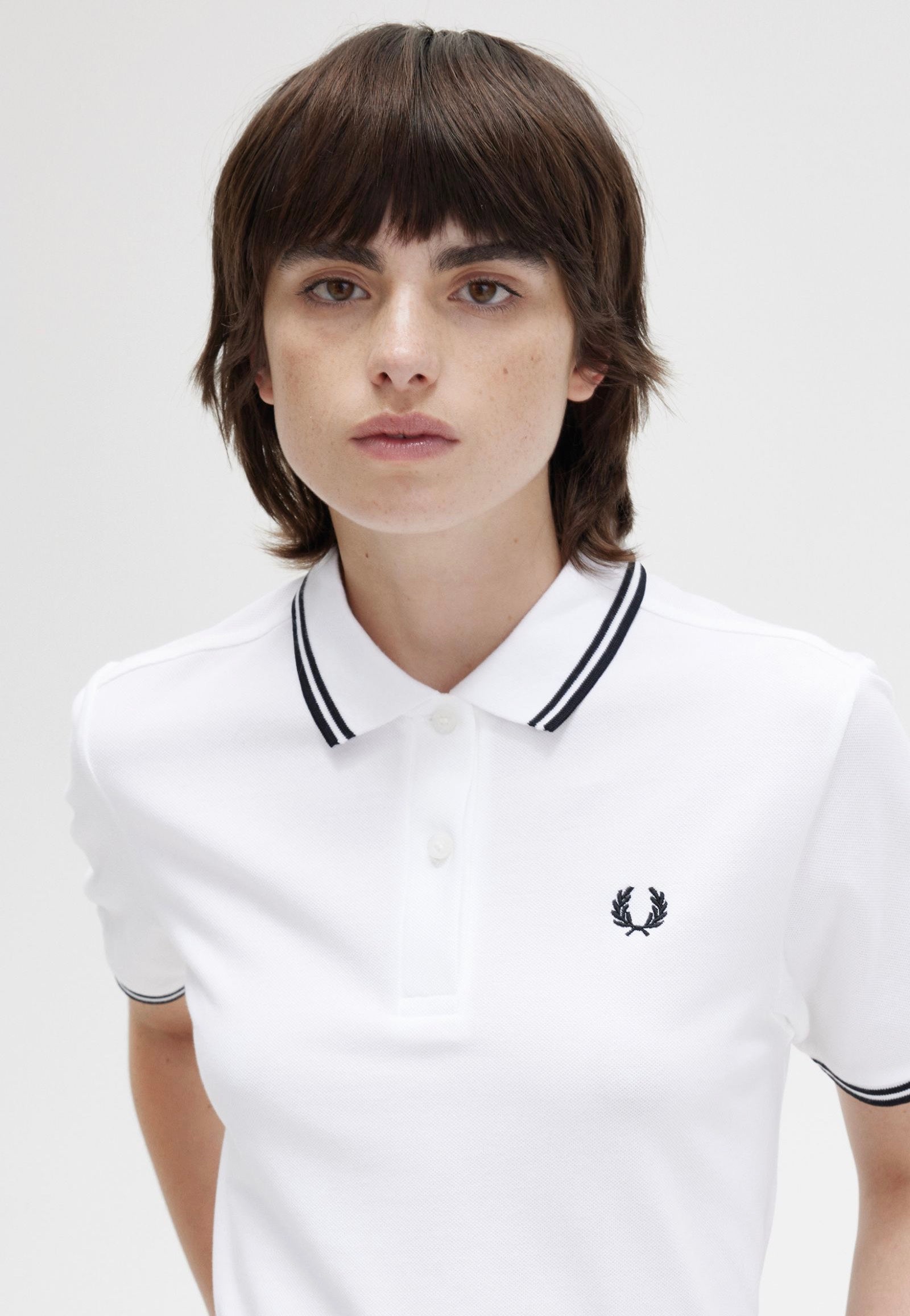 Fred Perry - Twin Tipped White - Polo | Women-Image