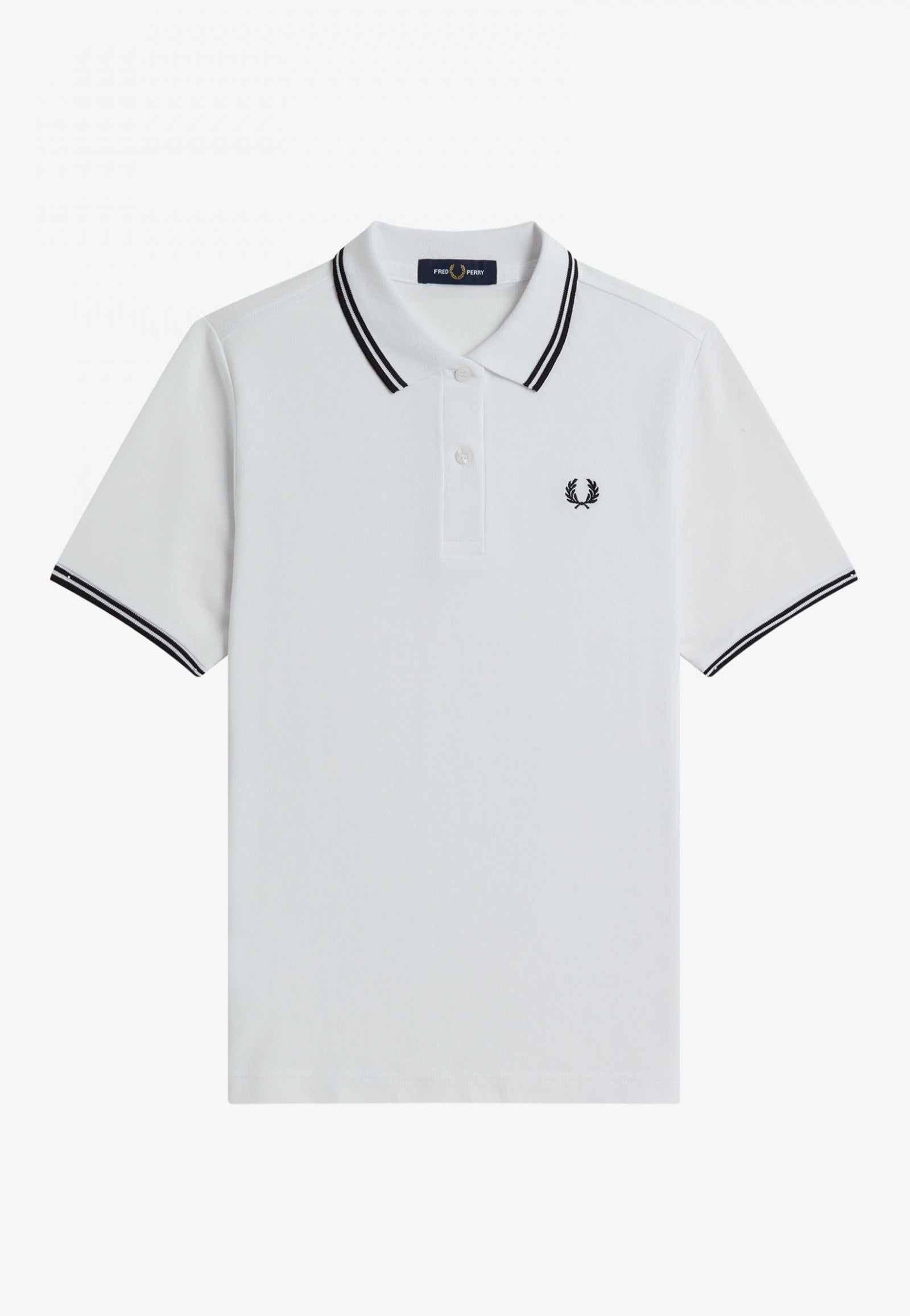 Fred Perry - Twin Tipped White - Polo | Women-Image