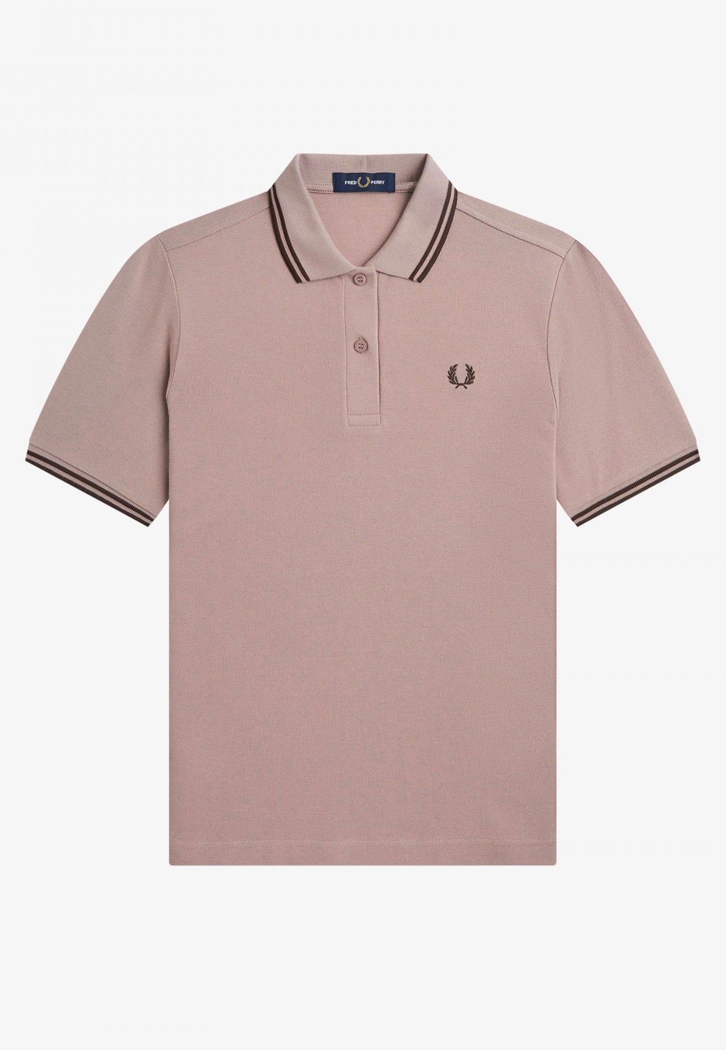 Fred Perry - Twin Tipped Dark Pink - Polo | Men-Image