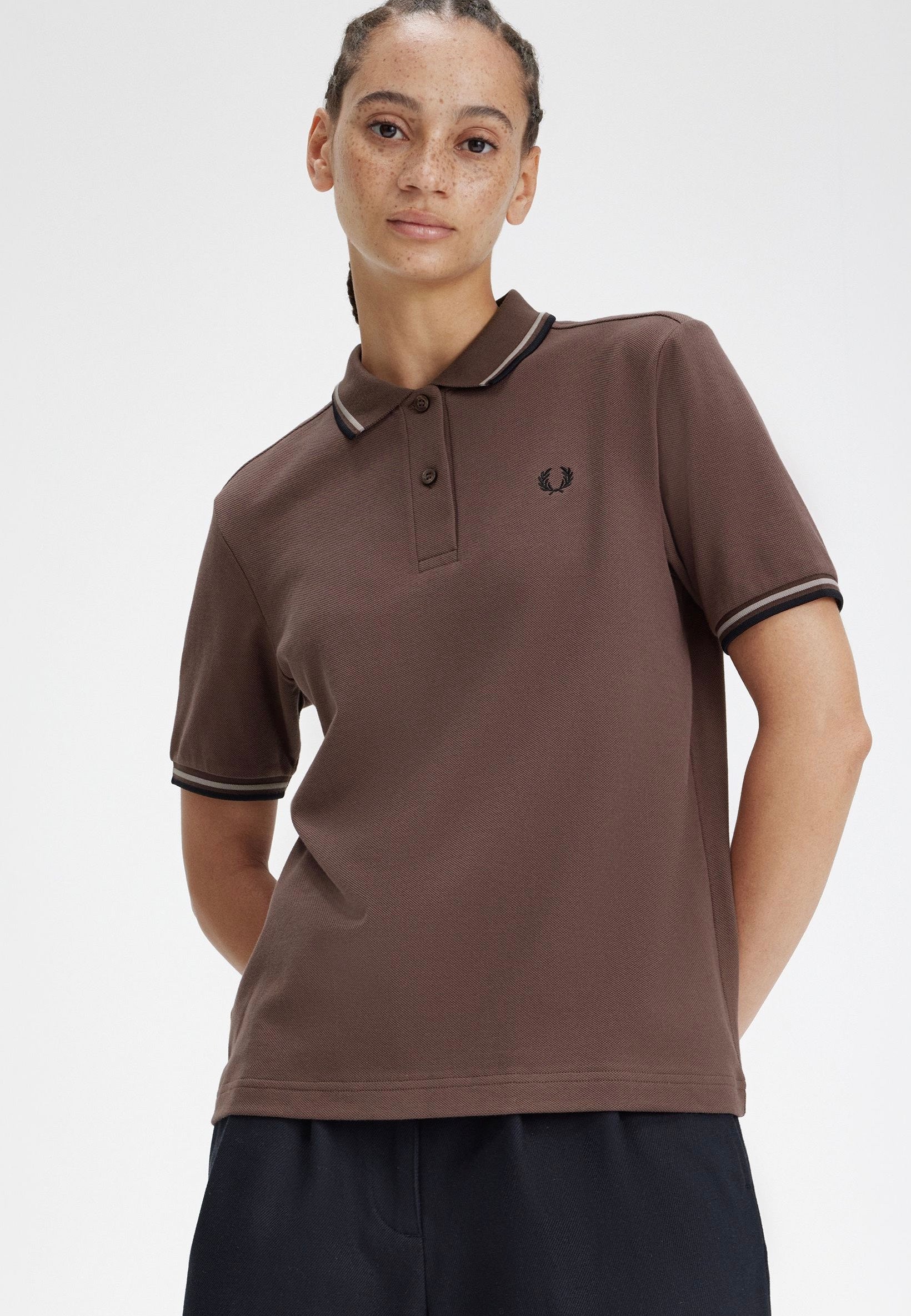 Fred Perry - Twin Tipped Carrington Brick - Polo | Women-Image