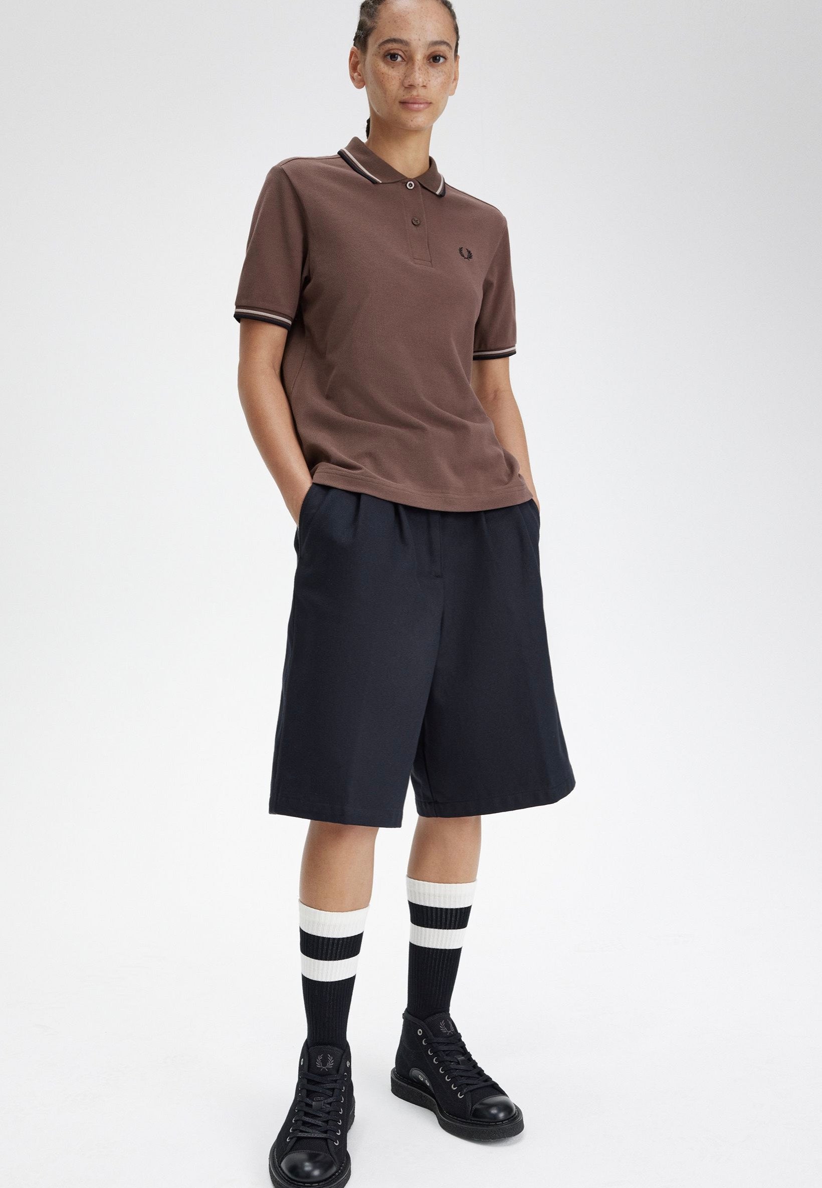 Fred Perry - Twin Tipped Carrington Brick - Polo | Women-Image