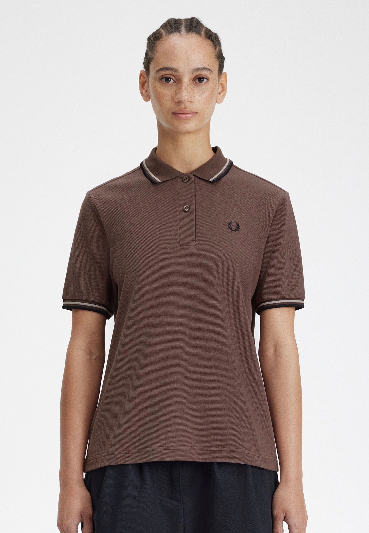 Fred Perry - Twin Tipped Carrington Brick - Polo | Women-Image