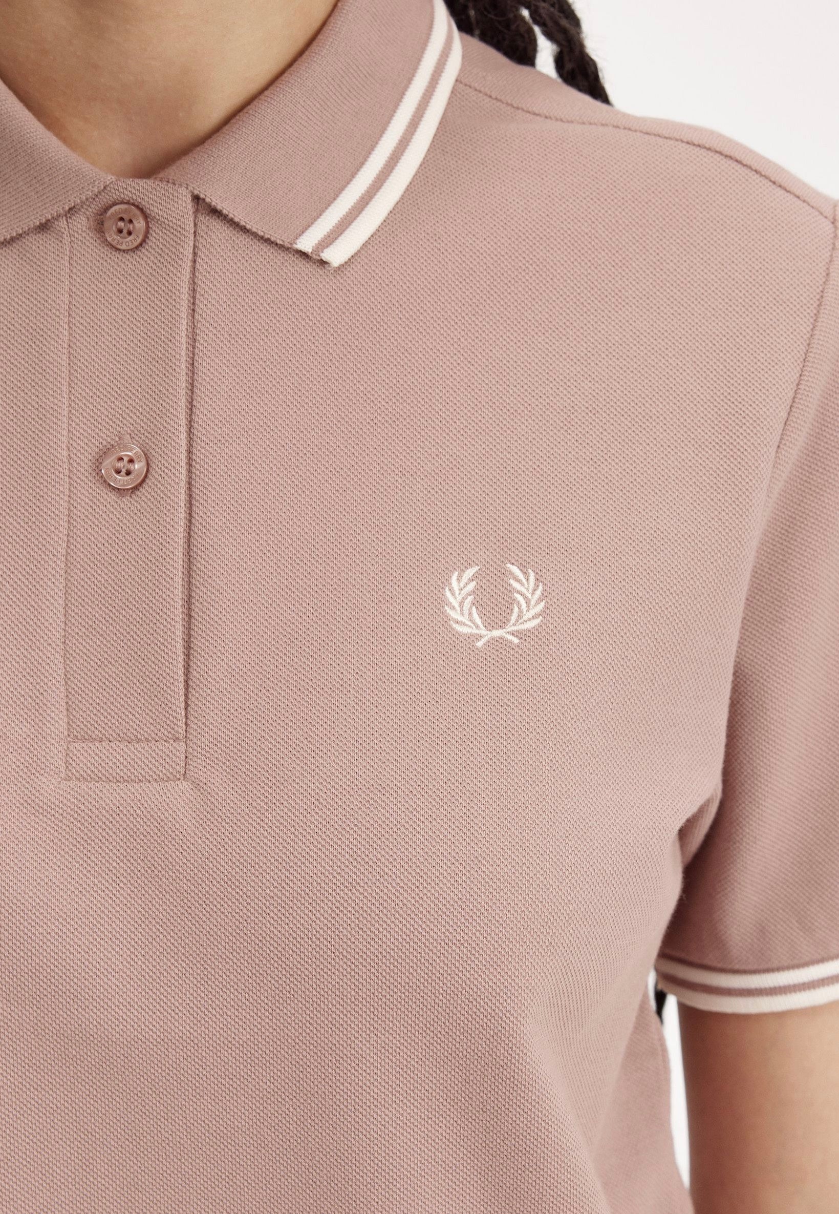 Fred Perry - Twin Tipped Dark Pink - Polo | Women-Image