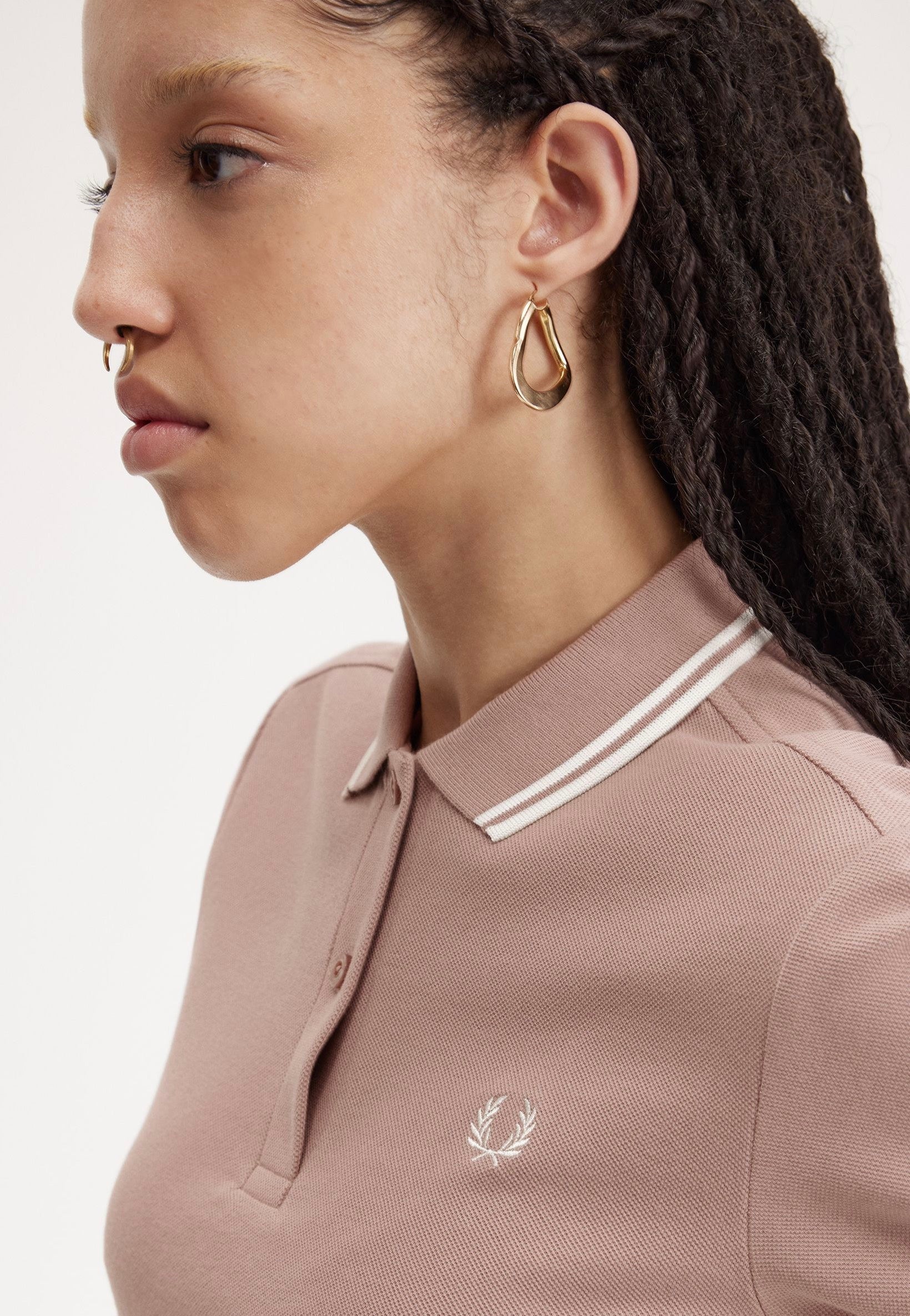 Fred Perry - Twin Tipped Dark Pink - Polo | Women-Image