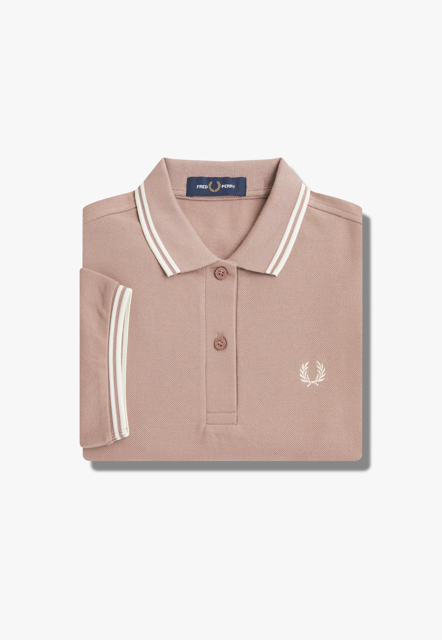 Fred Perry - Twin Tipped Dark Pink - Polo | Women-Image