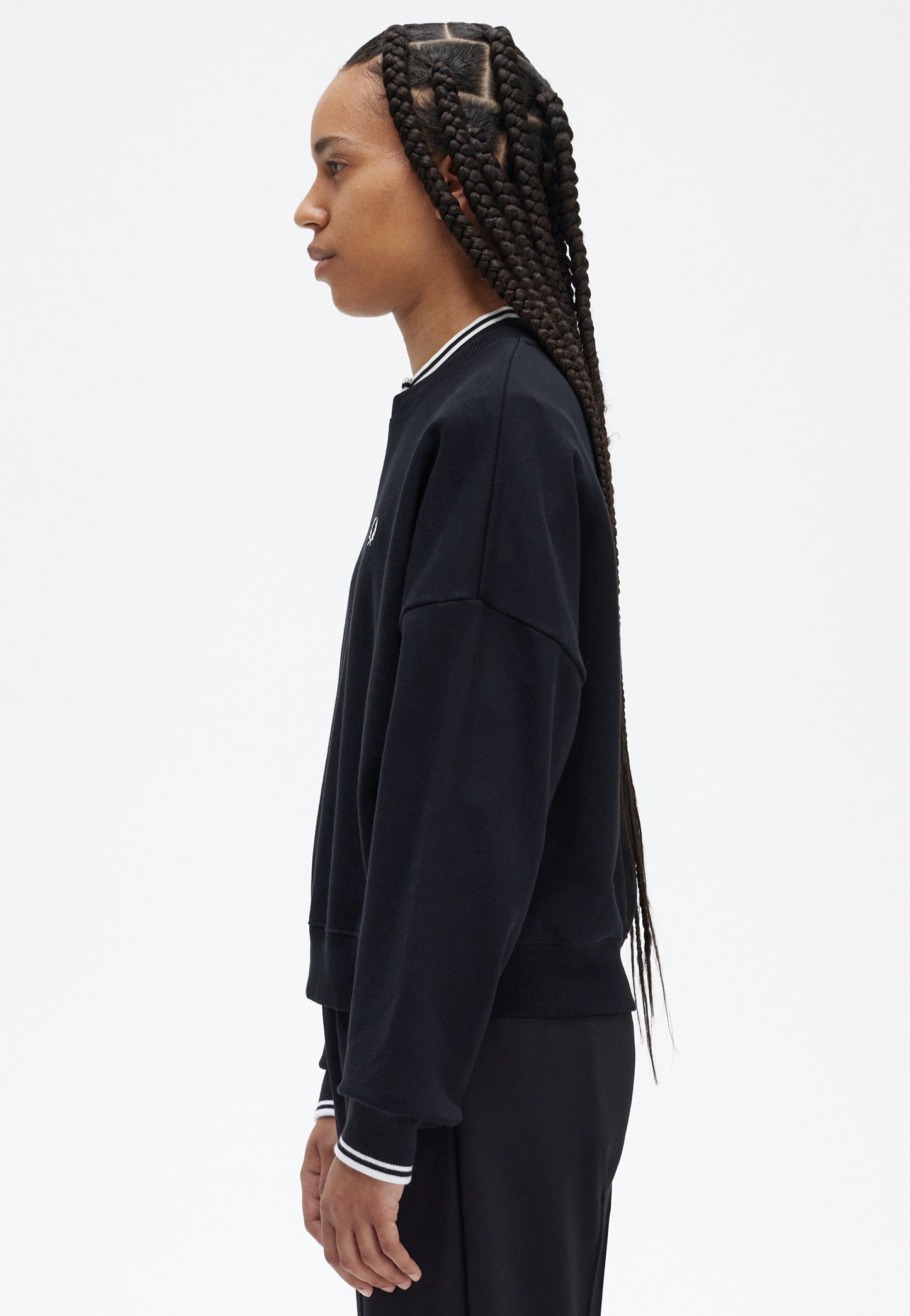 Fred Perry - Tipped Black - Sweater | Women-Image