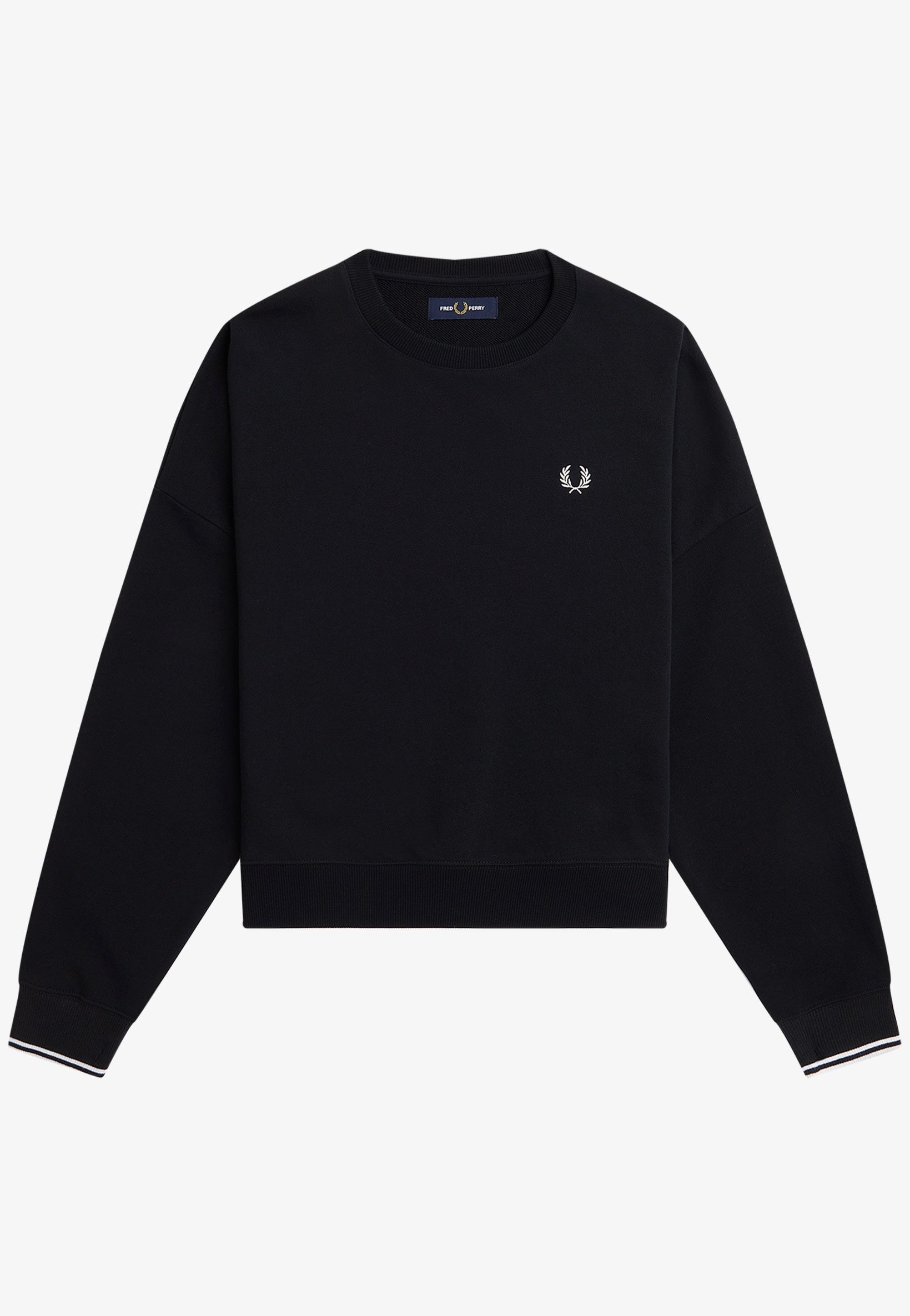 Fred Perry - Tipped Black - Sweater | Women-Image