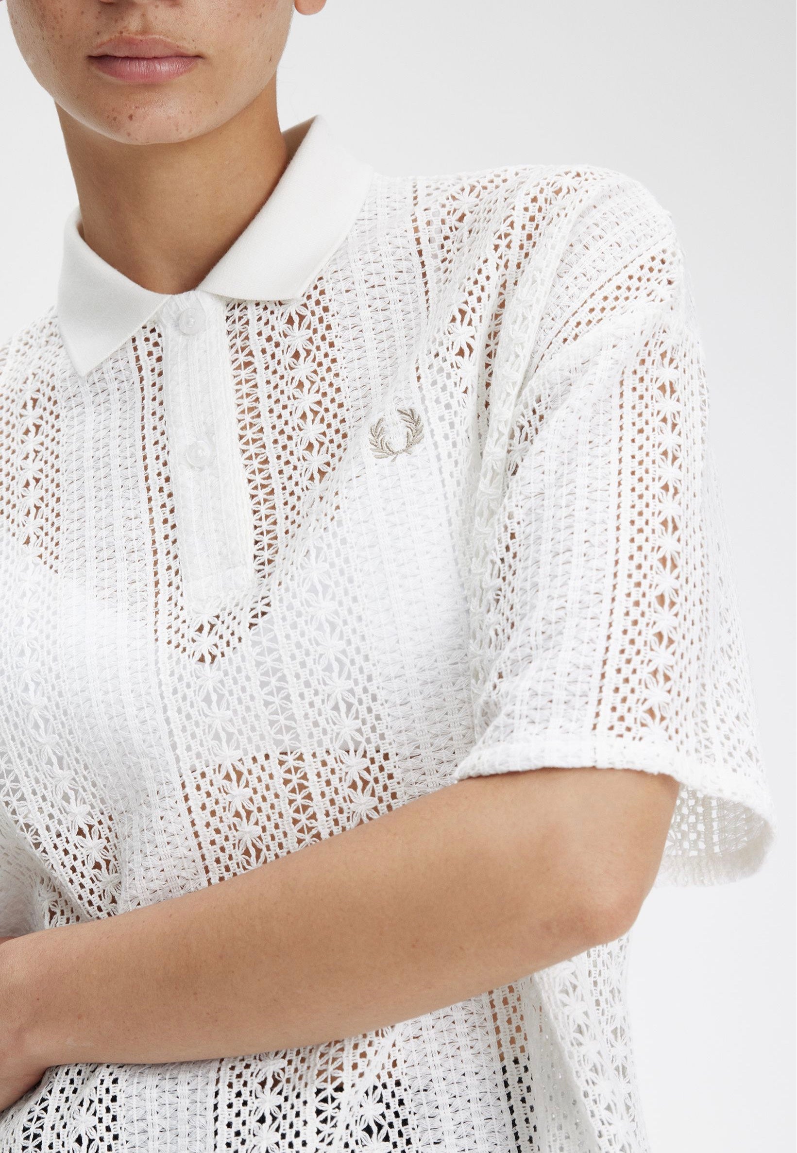 Fred Perry - Lace Snow White - Polo | Women-Image