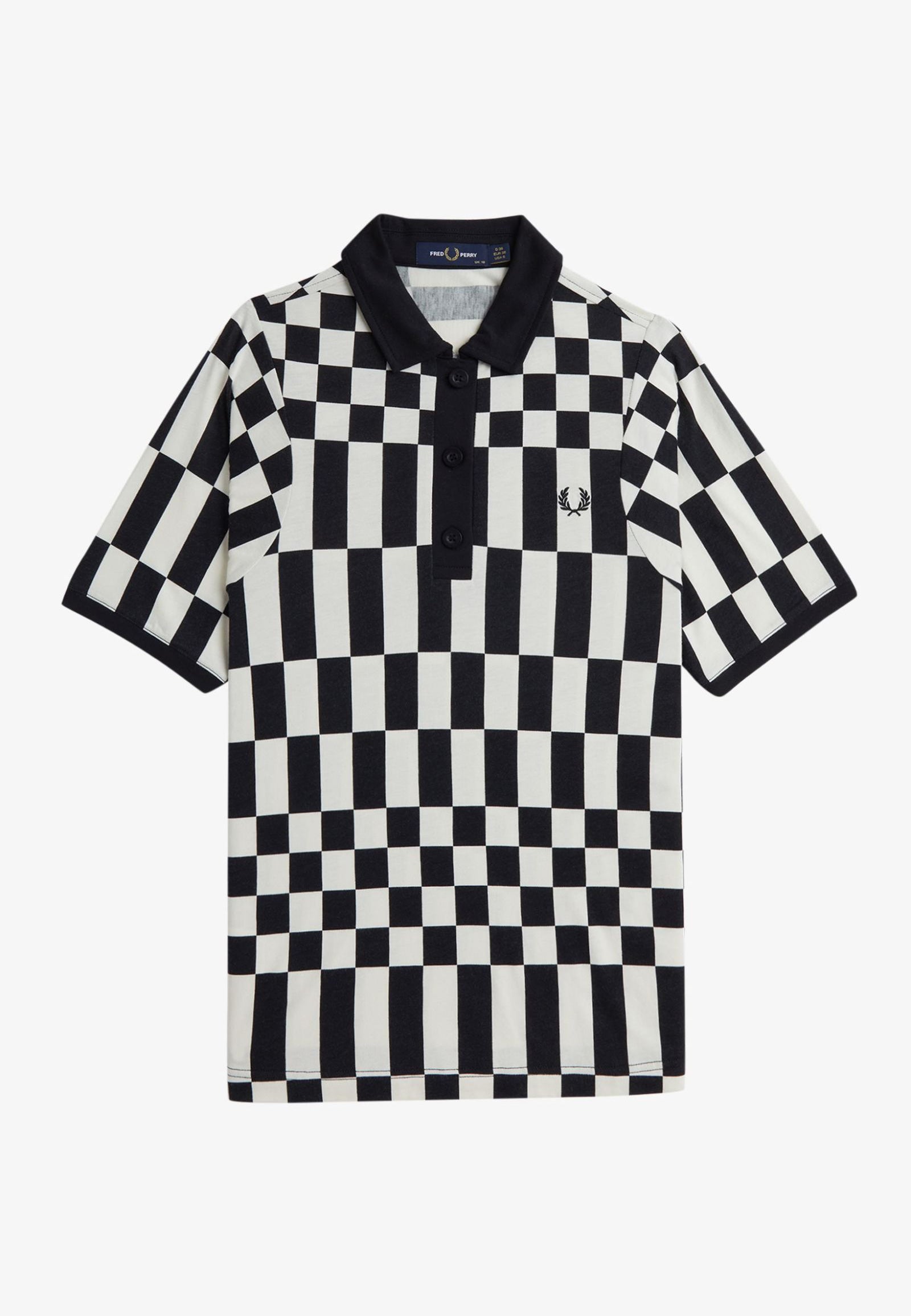 Fred Perry - Chequerboard Black - Polo | Women-Image