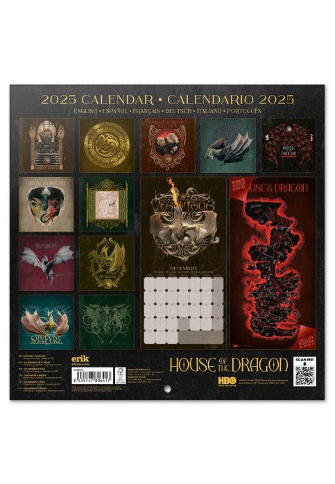 House Of The Dragon - Dragons 2025 - Calendar | Neutral-Image