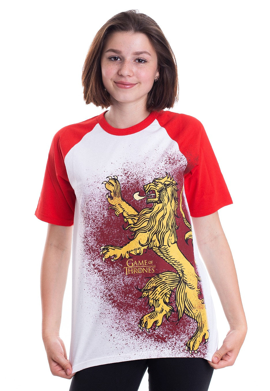 Game Of Thrones - Painted Lannister Raglan White - T-Shirt | Women-Image