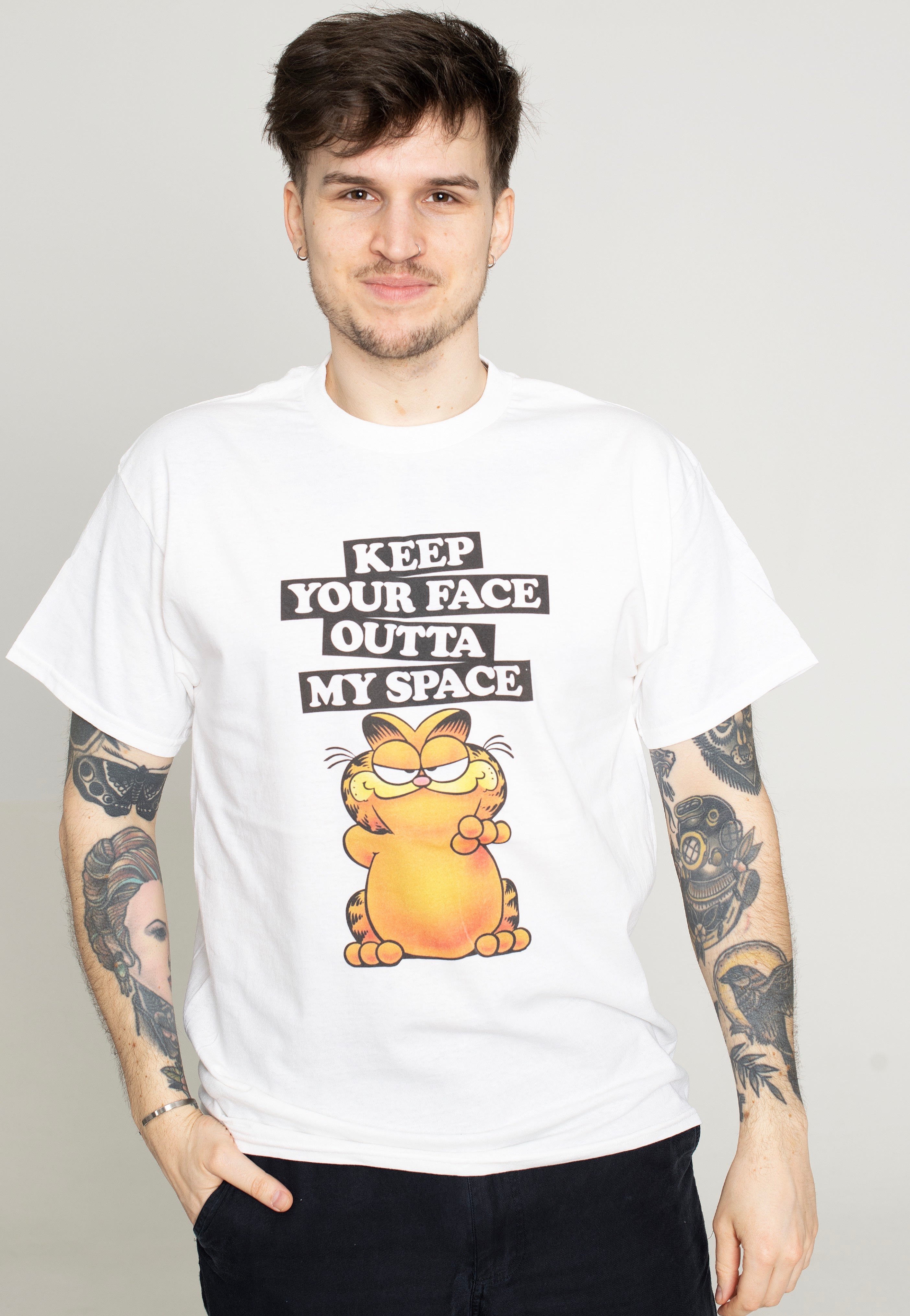 Garfield - My Space White - T-Shirt | Men-Image