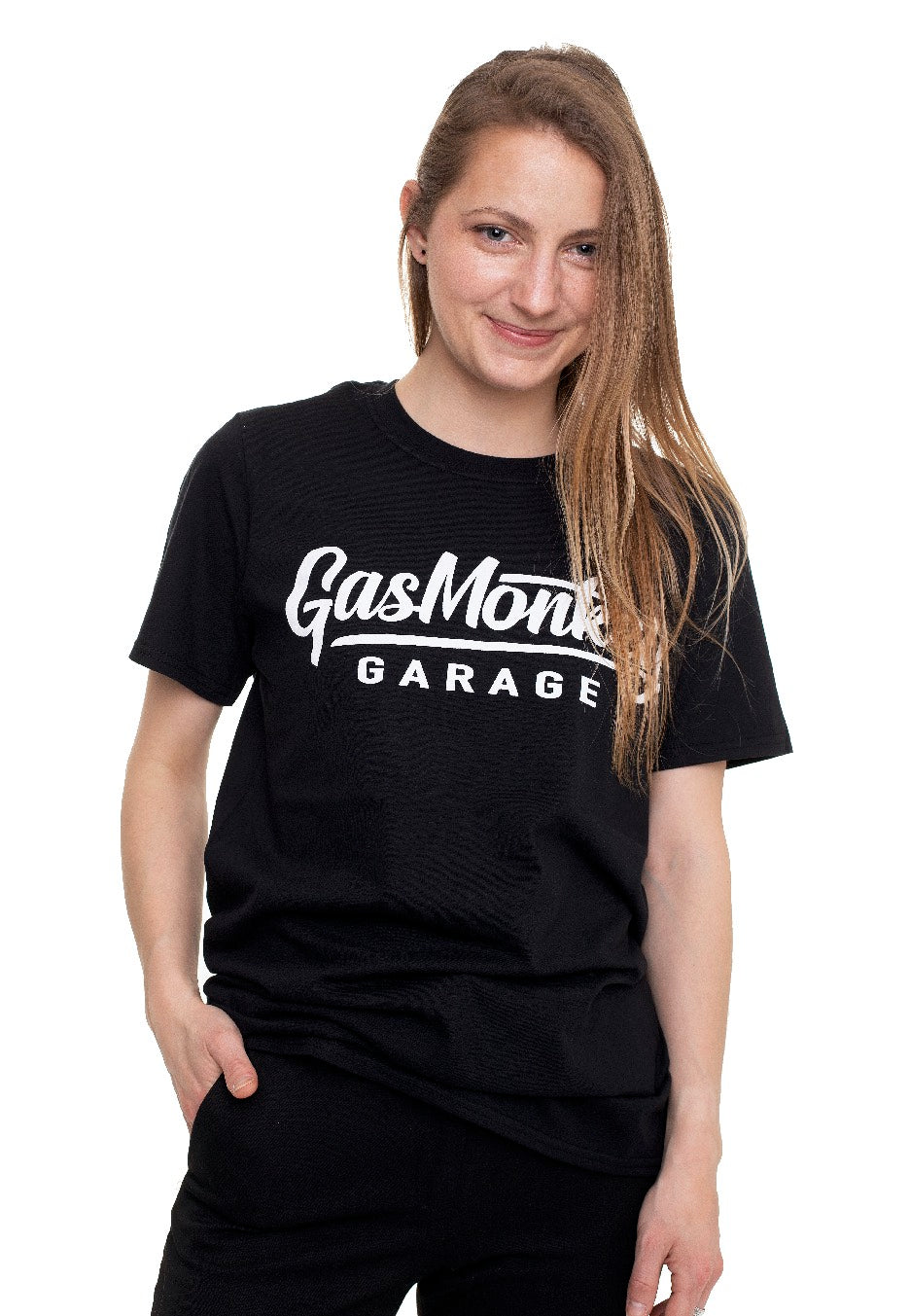 Gas Monkey Garage - Large Script Logo - T-Shirt | Women-Image