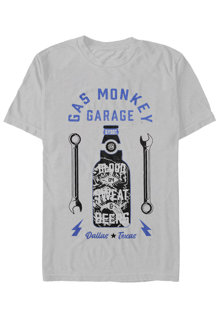 Gas Monkey Garage - Work & Play Grey - T-Shirt | Neutral-Image