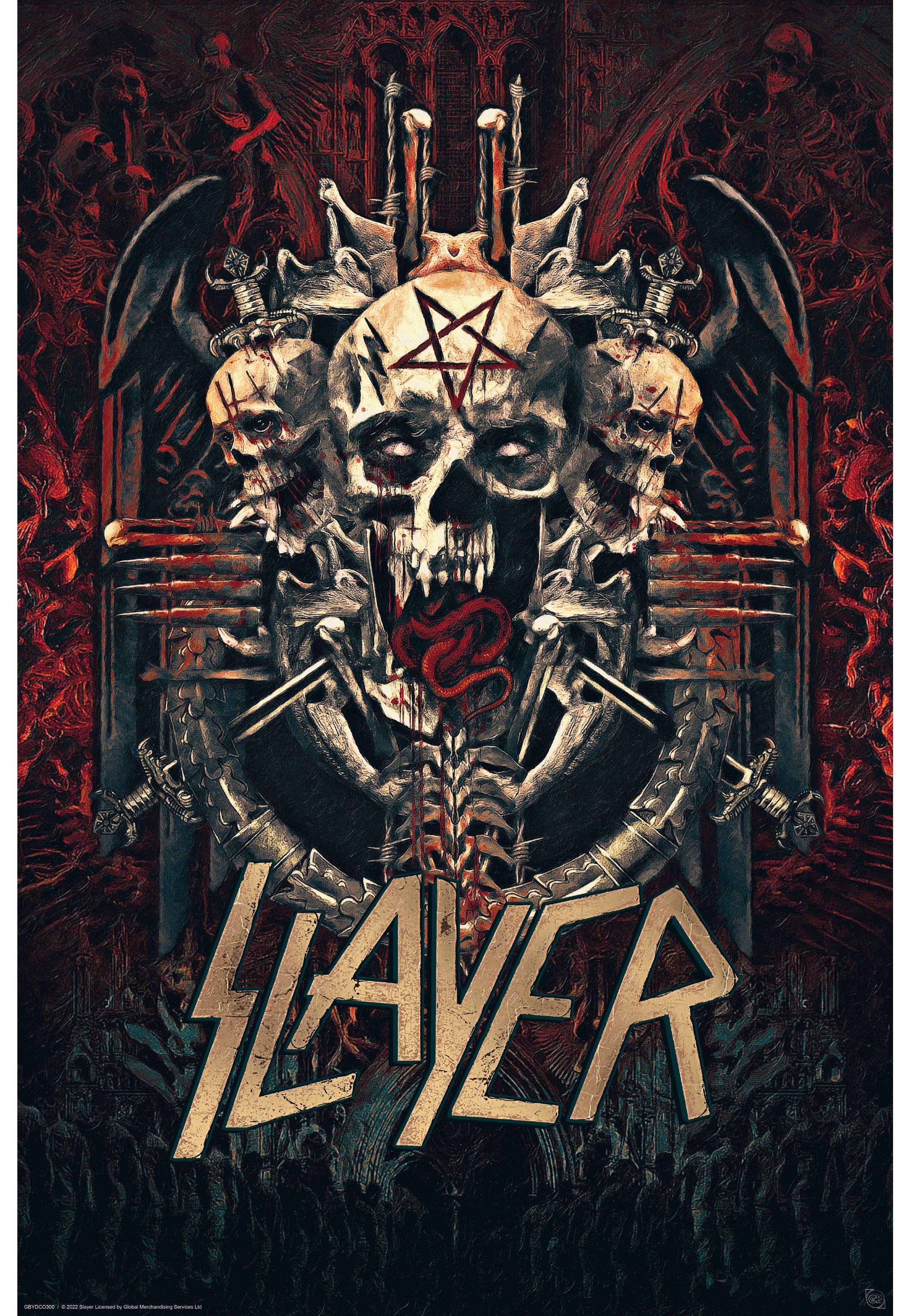 Slayer - Skullagramm Maxi - Poster | Neutral-Image